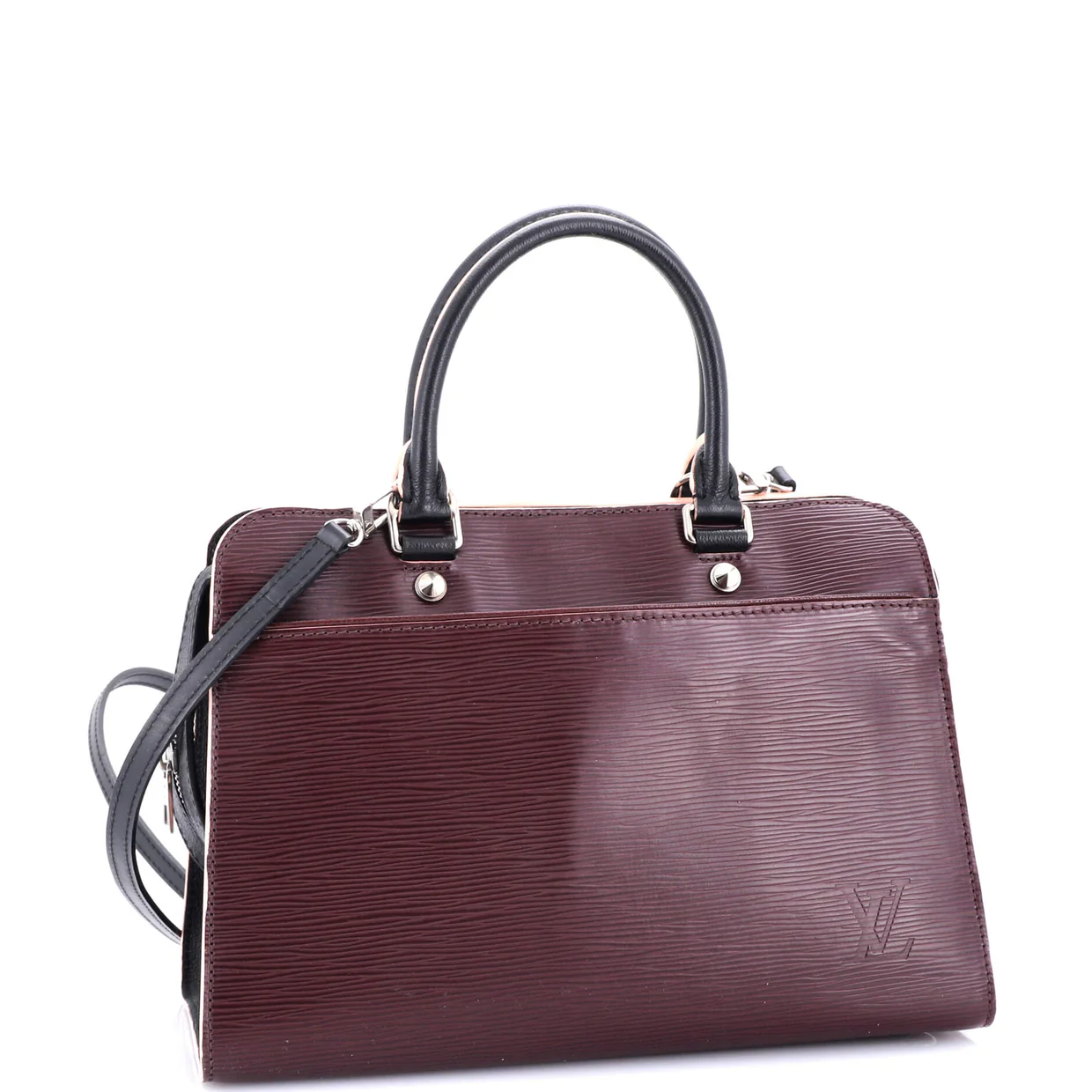 Vaneau Handbag Epi Leather MM - Deep Luxury