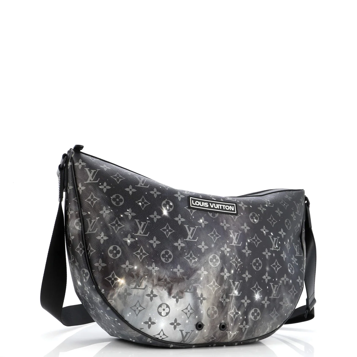 Alpha Hobo Limited Edition Monogram Galaxy Canvas - Deep Luxury