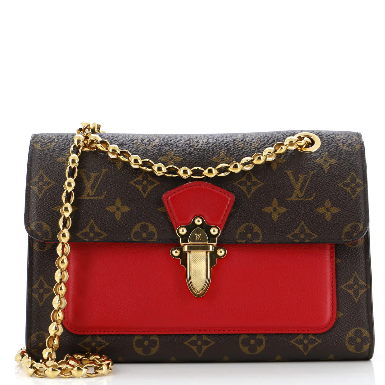 Victoire Handbag Monogram Canvas and Leather - Deep Luxury