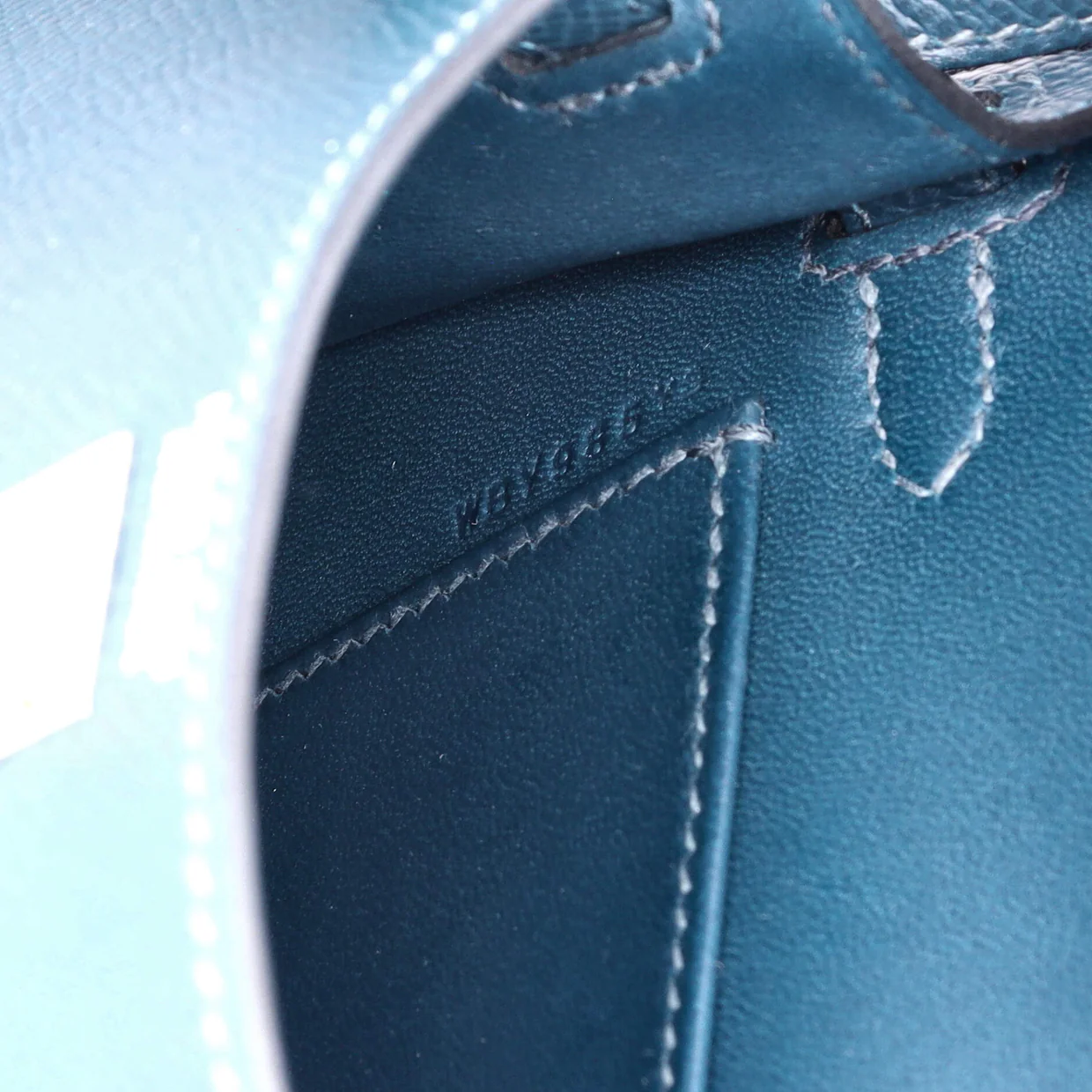 Kelly Mini II Bag Bleu De Prusse Epsom with Electrum Hardware 20 - Deep Luxury