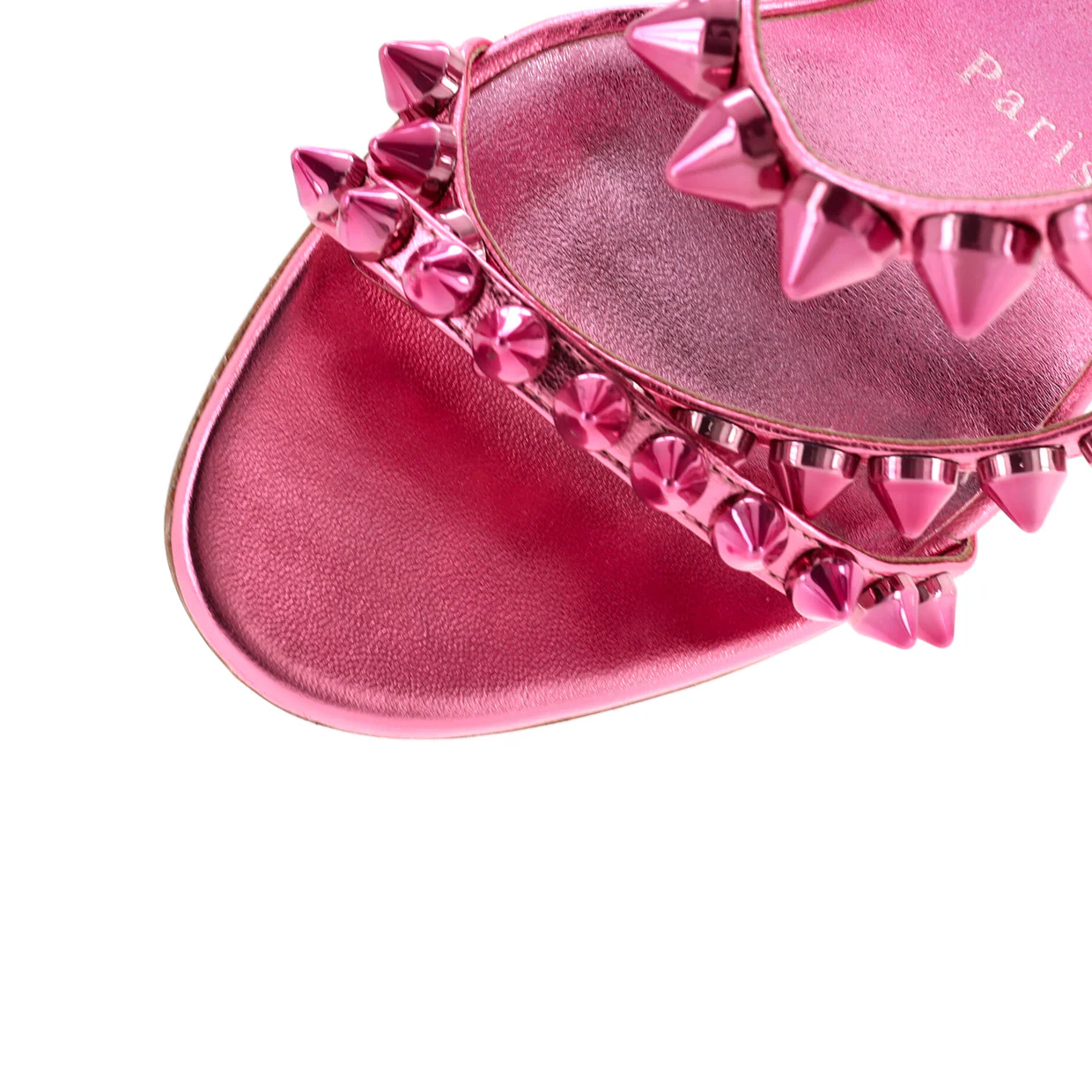 Women's Spikita Heeled Sandals Spiked Leather 100 - Deep Luxury