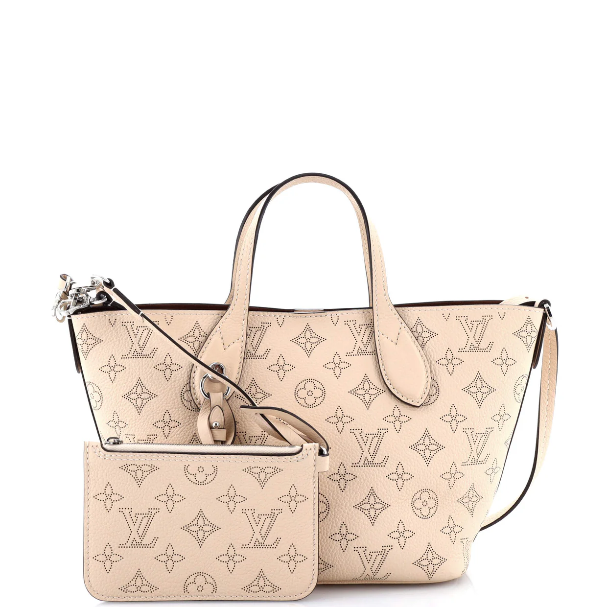 Blossom Tote Mahina Leather PM - Deep Luxury