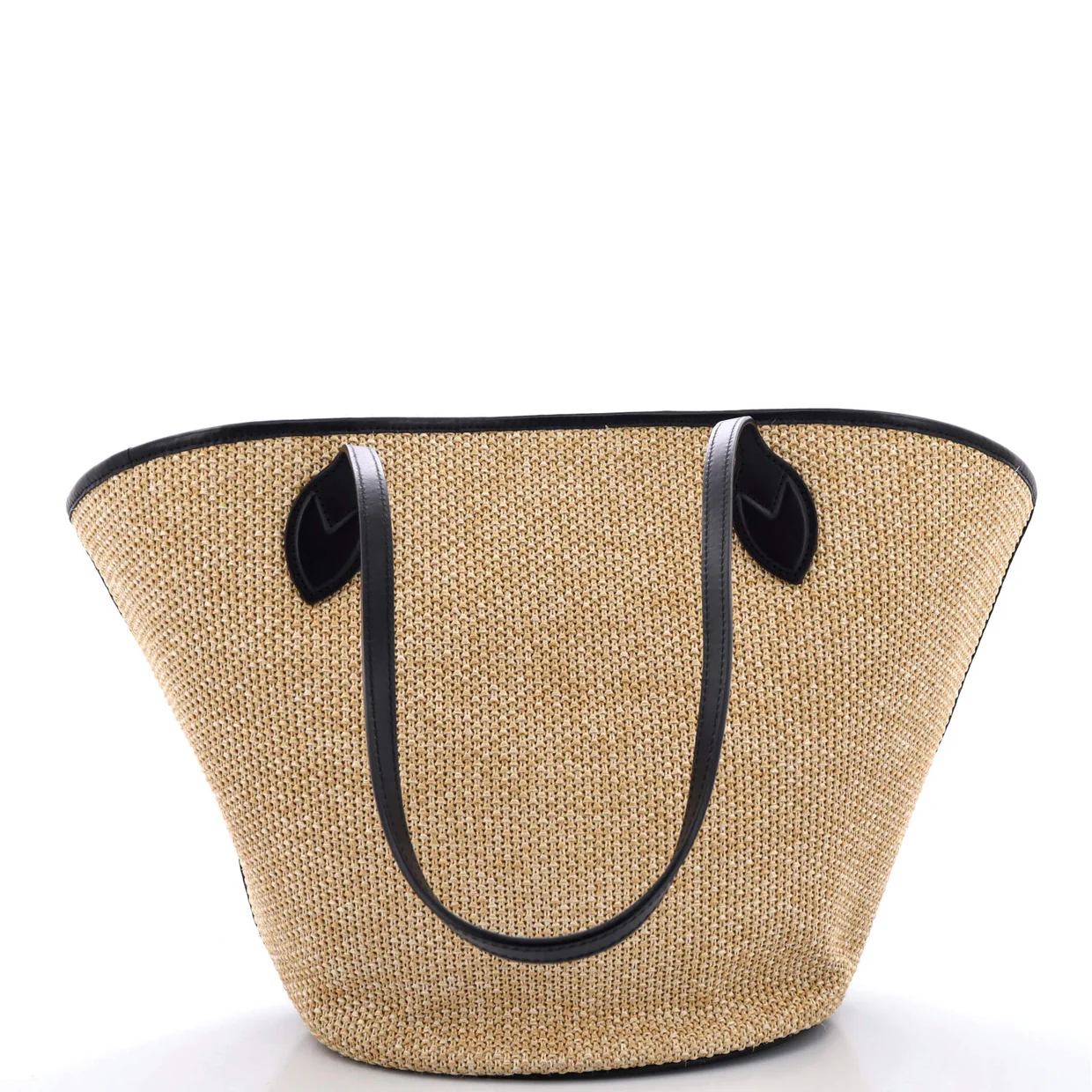 Saint Jacques NM Handbag Raffia and Leather - Deep Luxury