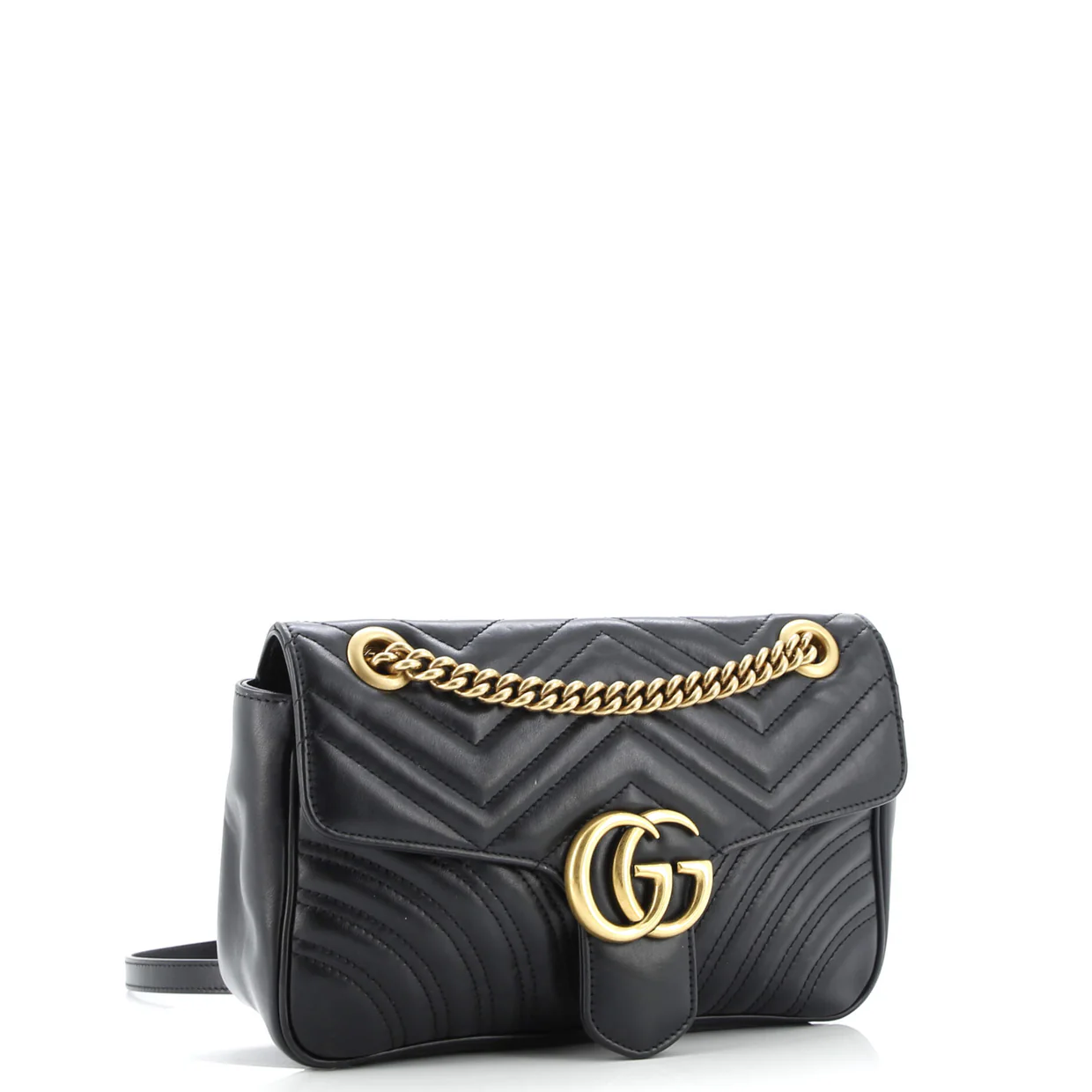 GG Marmont Flap Bag Matelasse Leather Medium - Deep Luxury