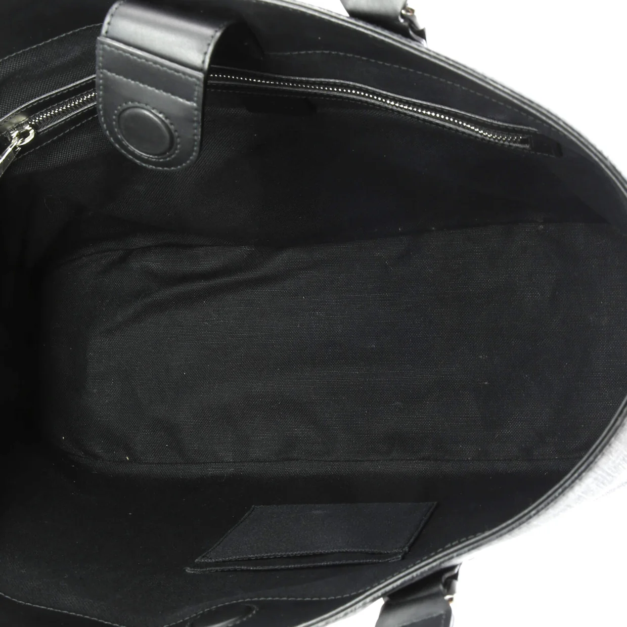Web Open Tote GG Coated Canvas Large - Deep Luxury