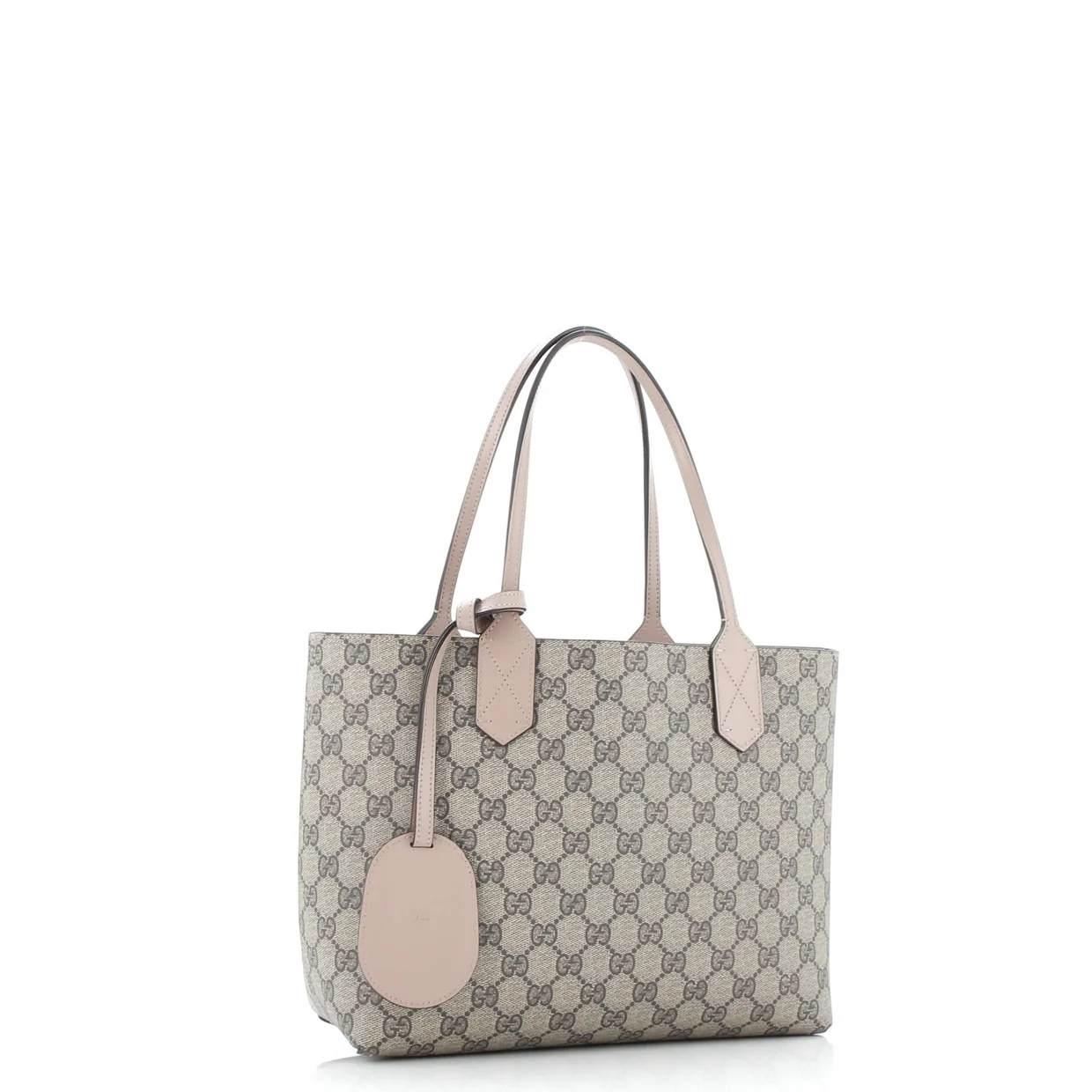 Reversible Tote GG Print Leather Small - Deep Luxury