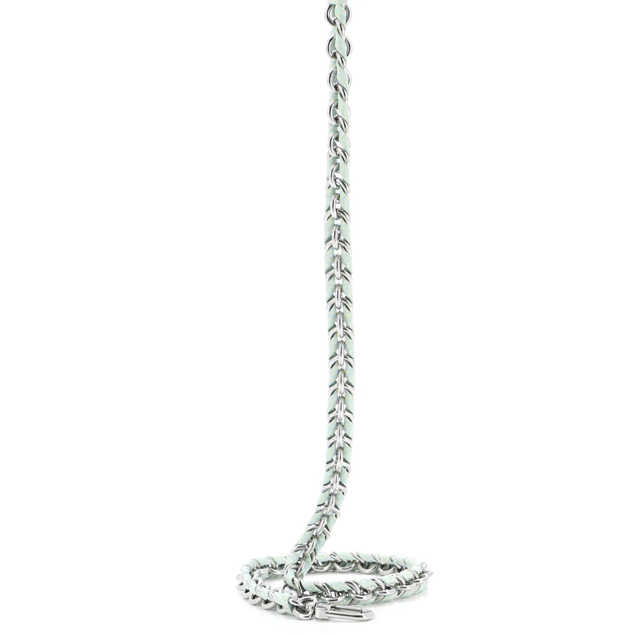 Multi Pochette Accessoires Woven Chain Strap Leather and Metal - Deep Luxury