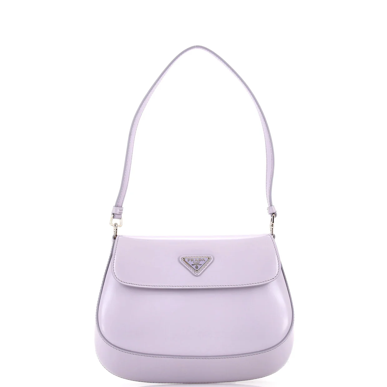 Cleo Flap Shoulder Bag Spazzolato Leather Small - Deep Luxury