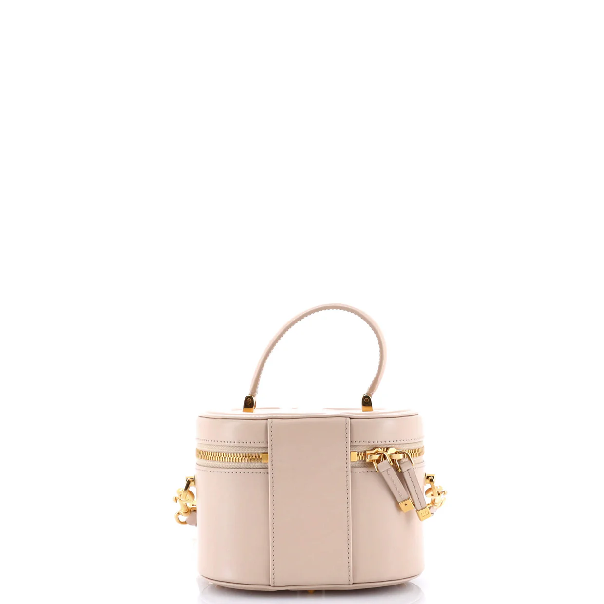 CD Signature Vanity Case Leather Small - Deep Luxury