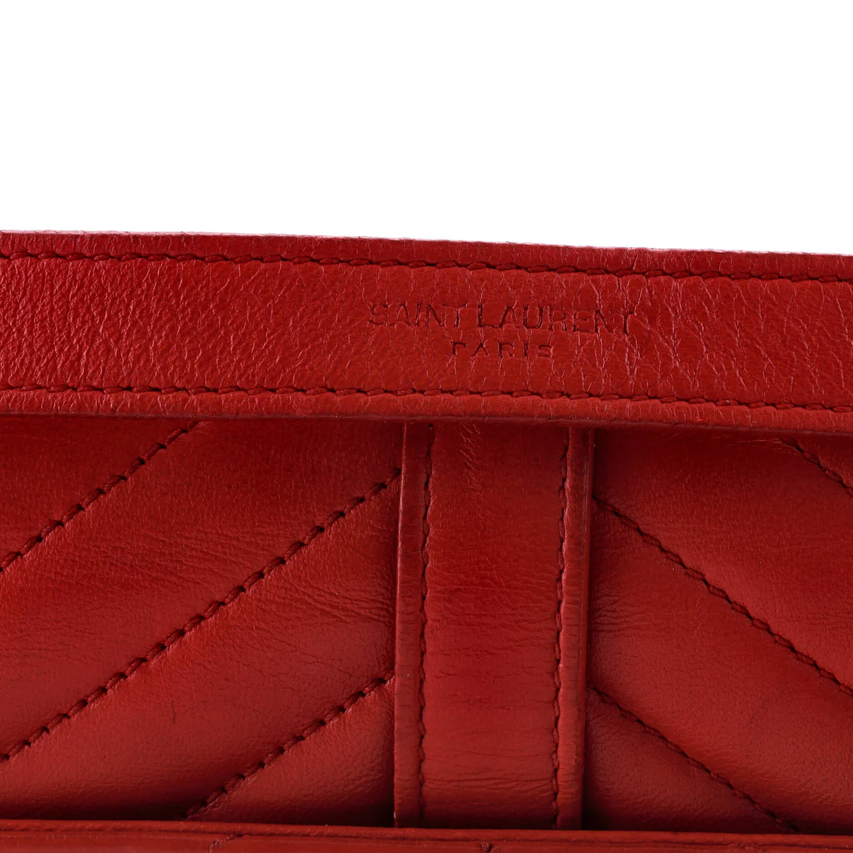 Classic Monogram Envelope Satchel Matelasse Chevron Leather Small - Deep Luxury