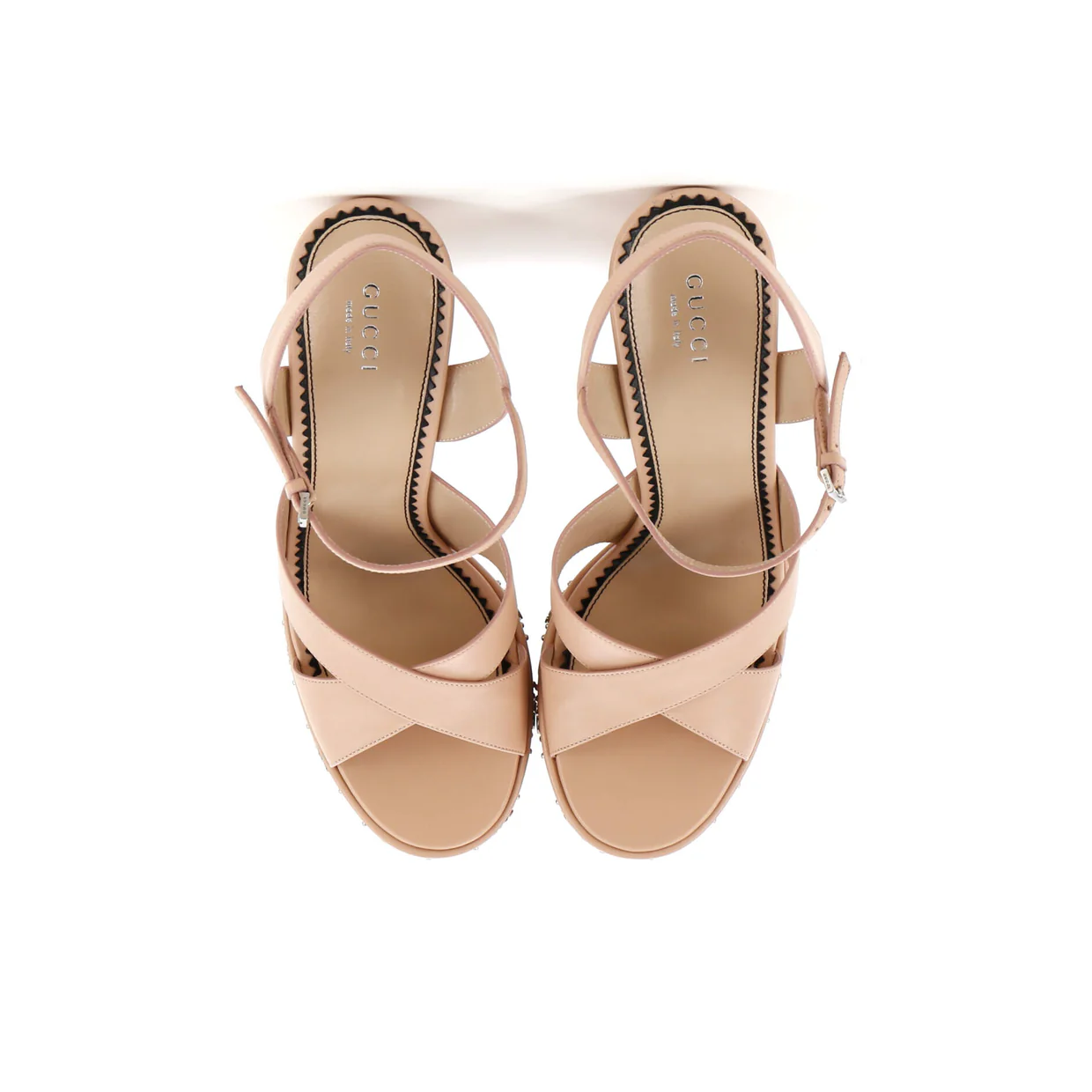 Women's Janaya GG Studded Platform Sandals Leather - Deep Luxury