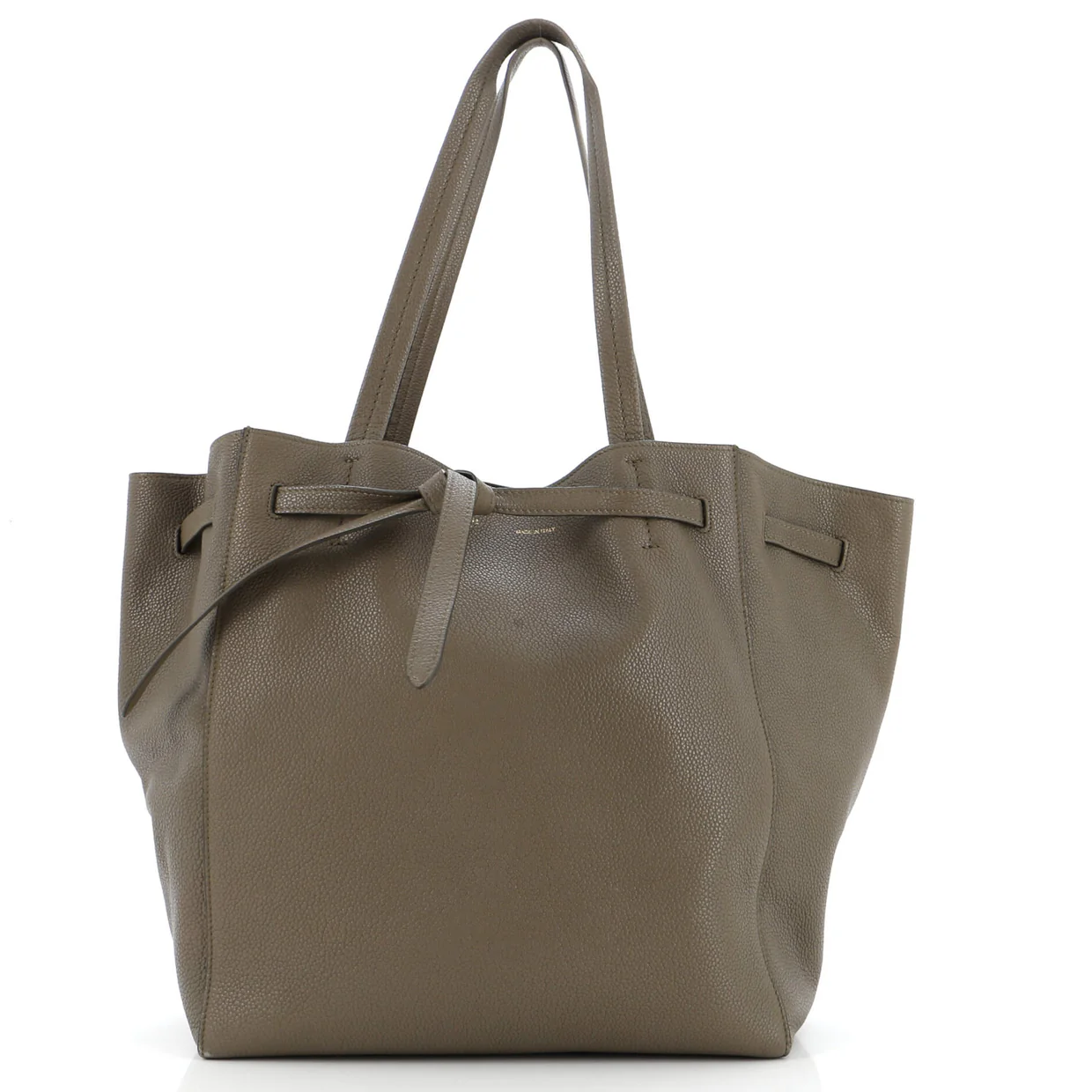 Phantom Tie Cabas Tote Leather Small - Deep Luxury