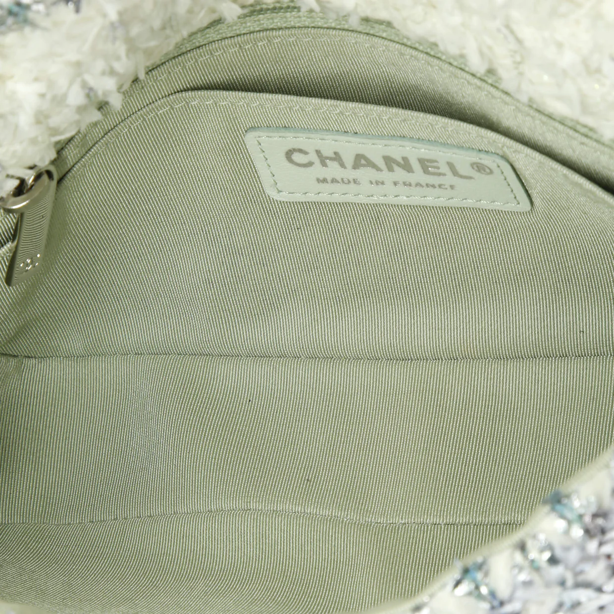 Classic Single Flap Bag Quilted Tweed and Ribbon Mini - Deep Luxury