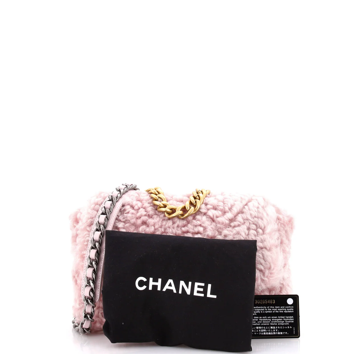 19 Flap Bag Shearling Medium - Deep Luxury