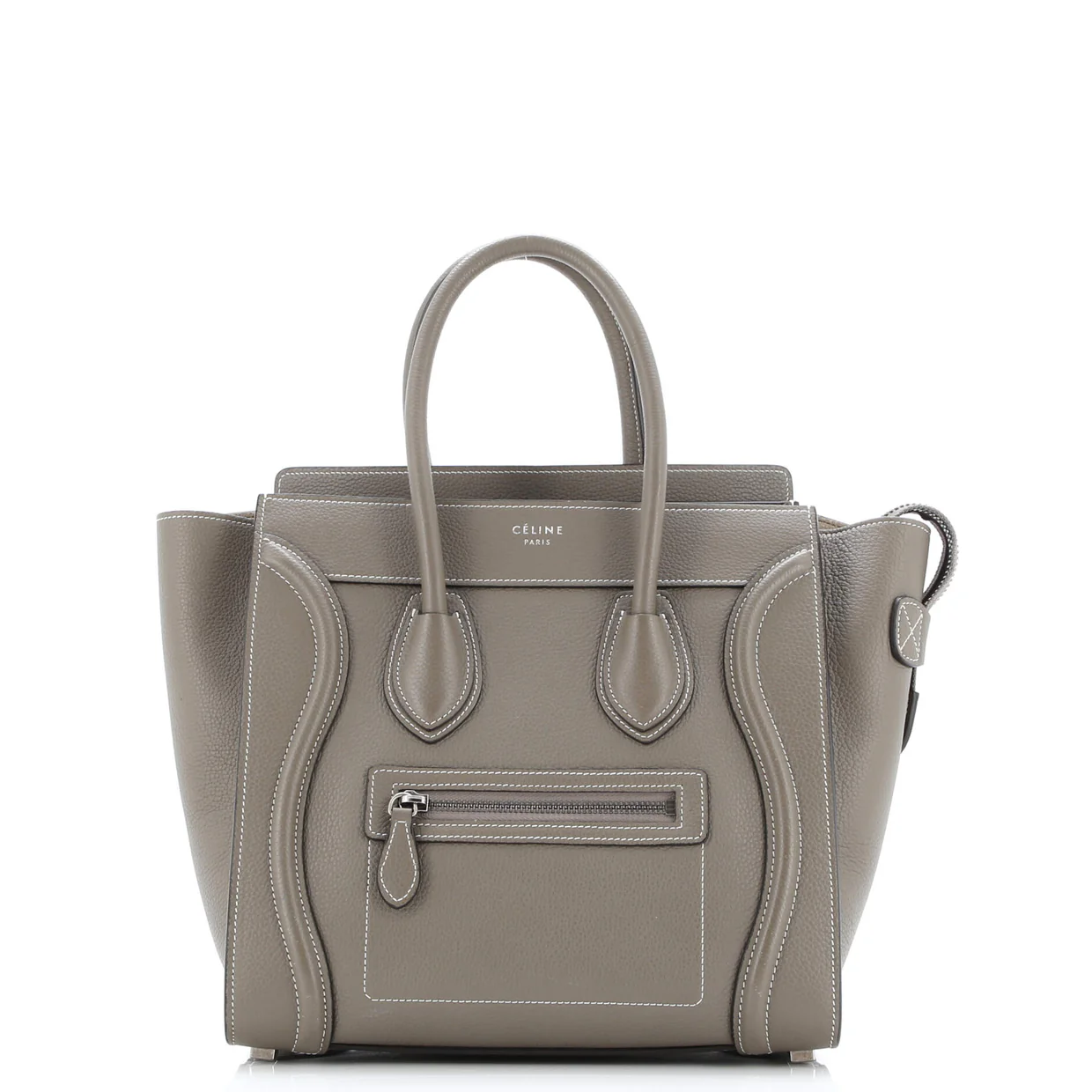 Luggage Bag Grainy Leather Micro - Deep Luxury