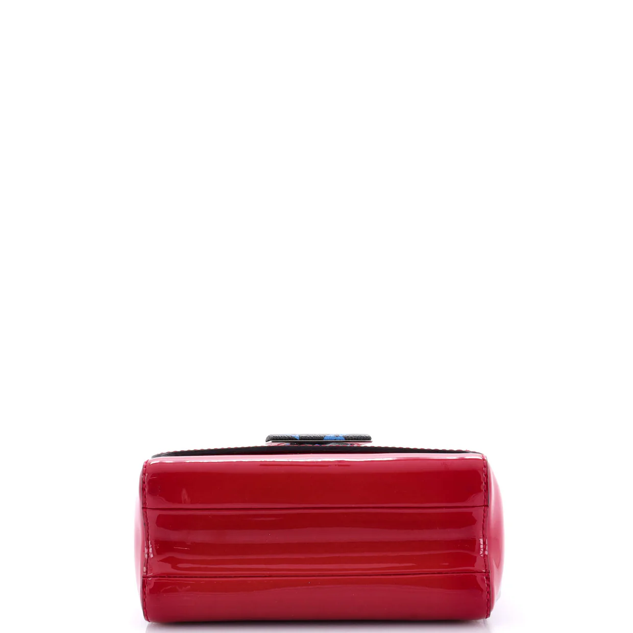 Twist Handbag Vernis with Monogram Canvas PM - Deep Luxury