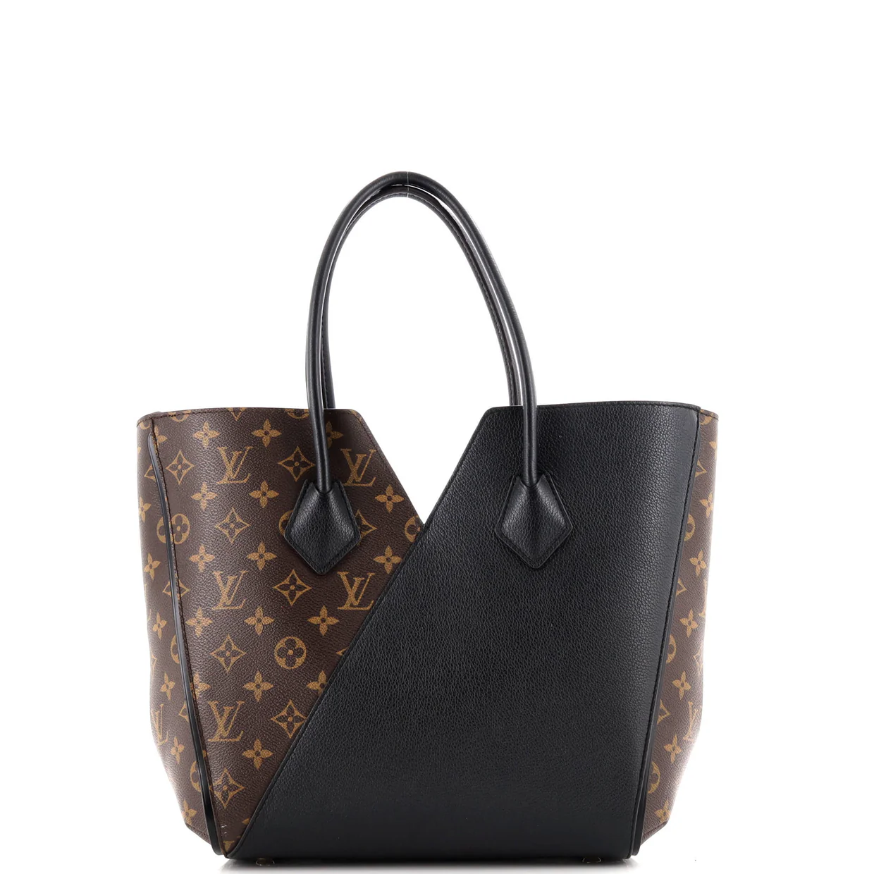 Kimono Handbag Monogram Canvas and Leather MM - Deep Luxury