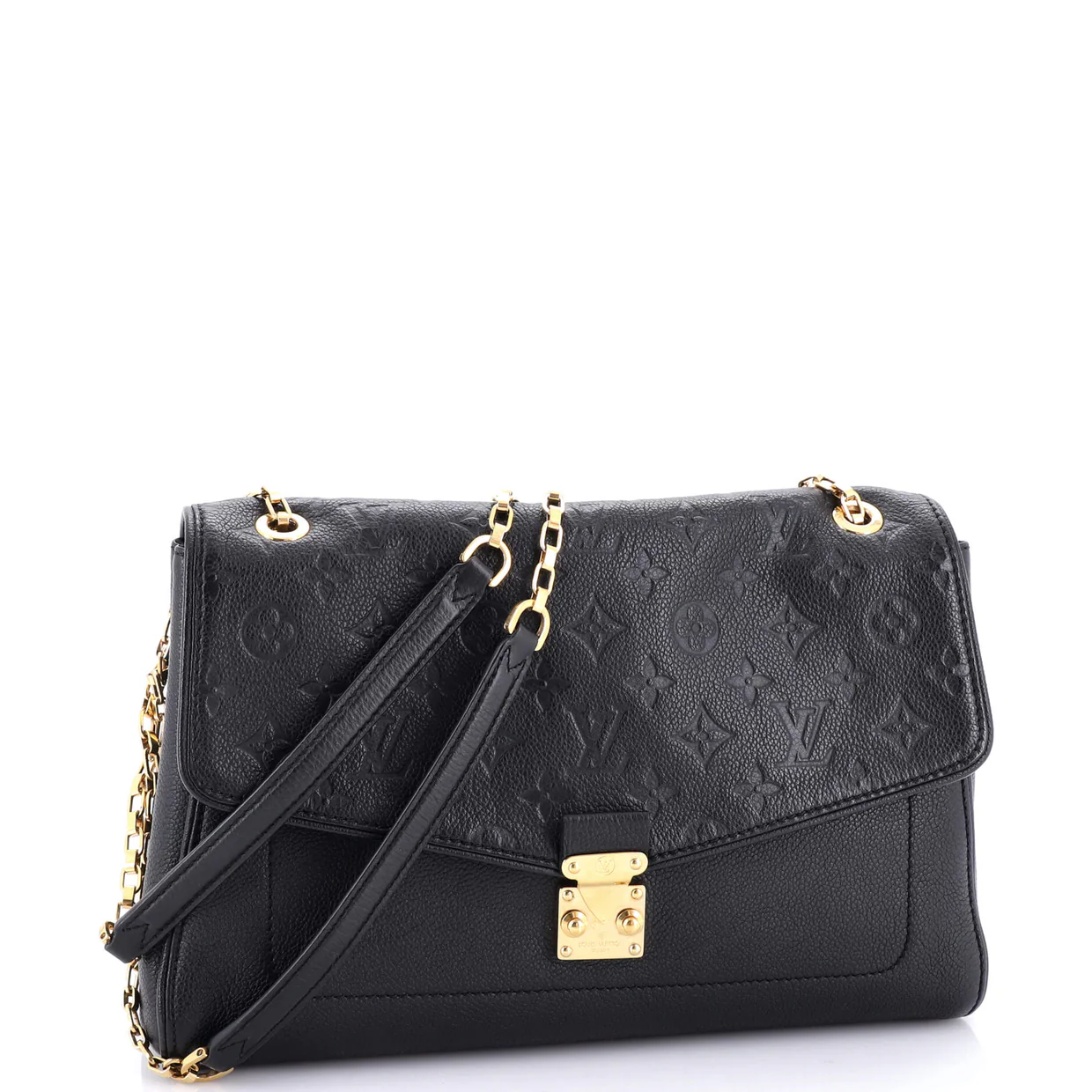 Saint Germain Handbag Monogram Empreinte Leather MM - Deep Luxury