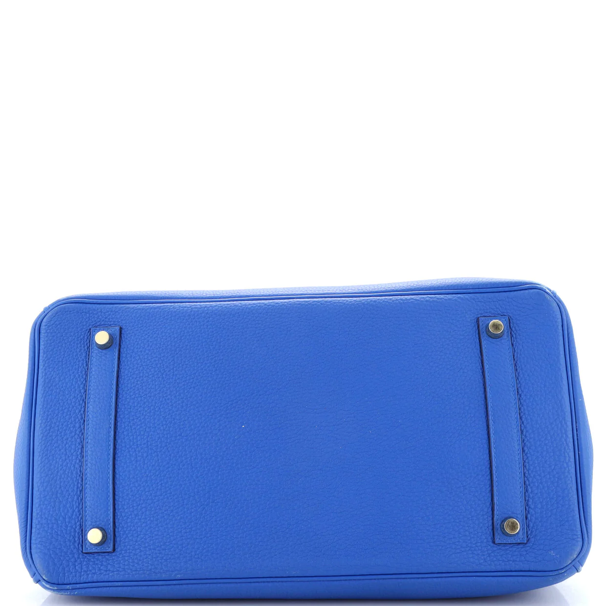Birkin Handbag Bleu Zellige Togo with Gold Hardware 35 - Deep Luxury