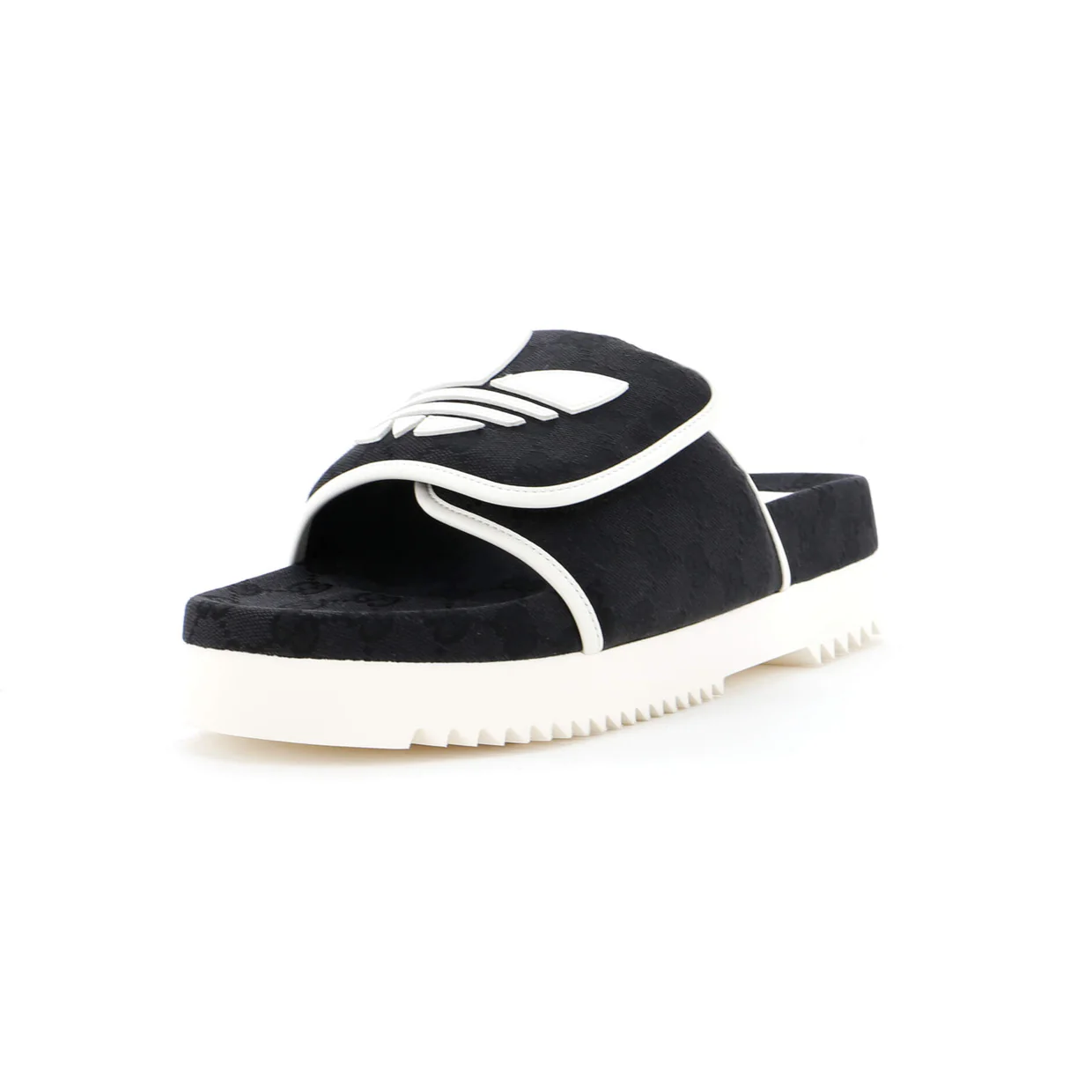 x Adidas Men's Platform Slide Sandals GG Canvas - Deep Luxury