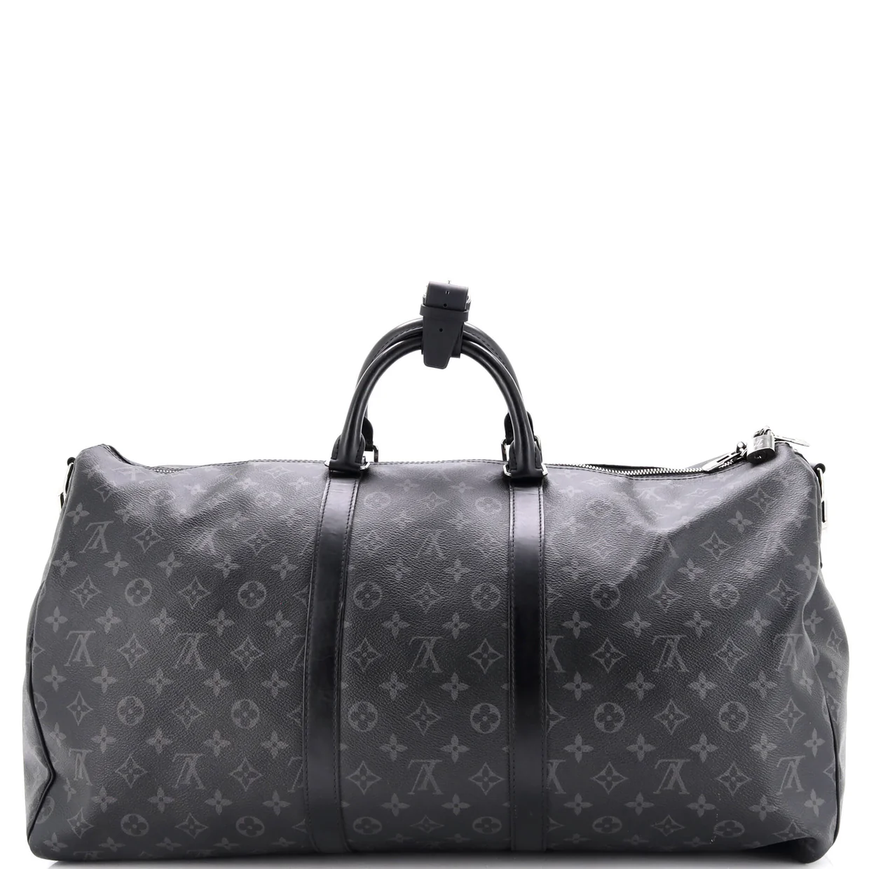 Keepall Bandouliere Bag Monogram Eclipse Canvas 55 - Deep Luxury