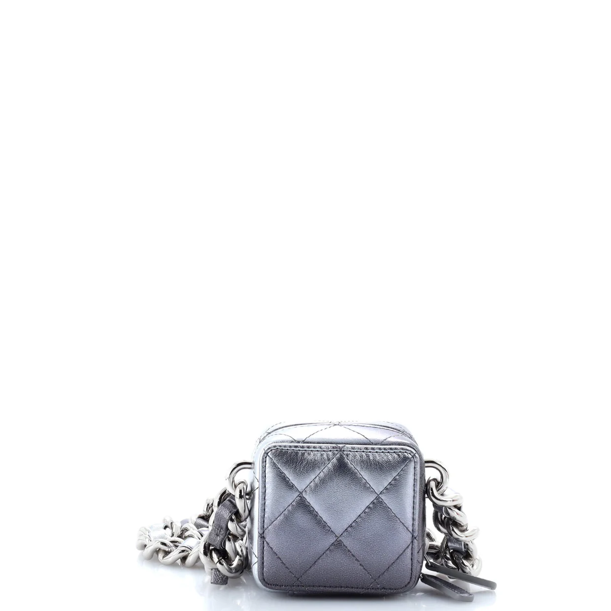 Like A Wallet Clutch With Chain Quilted Gradient Metallic Lambskin Mini - Deep Luxury