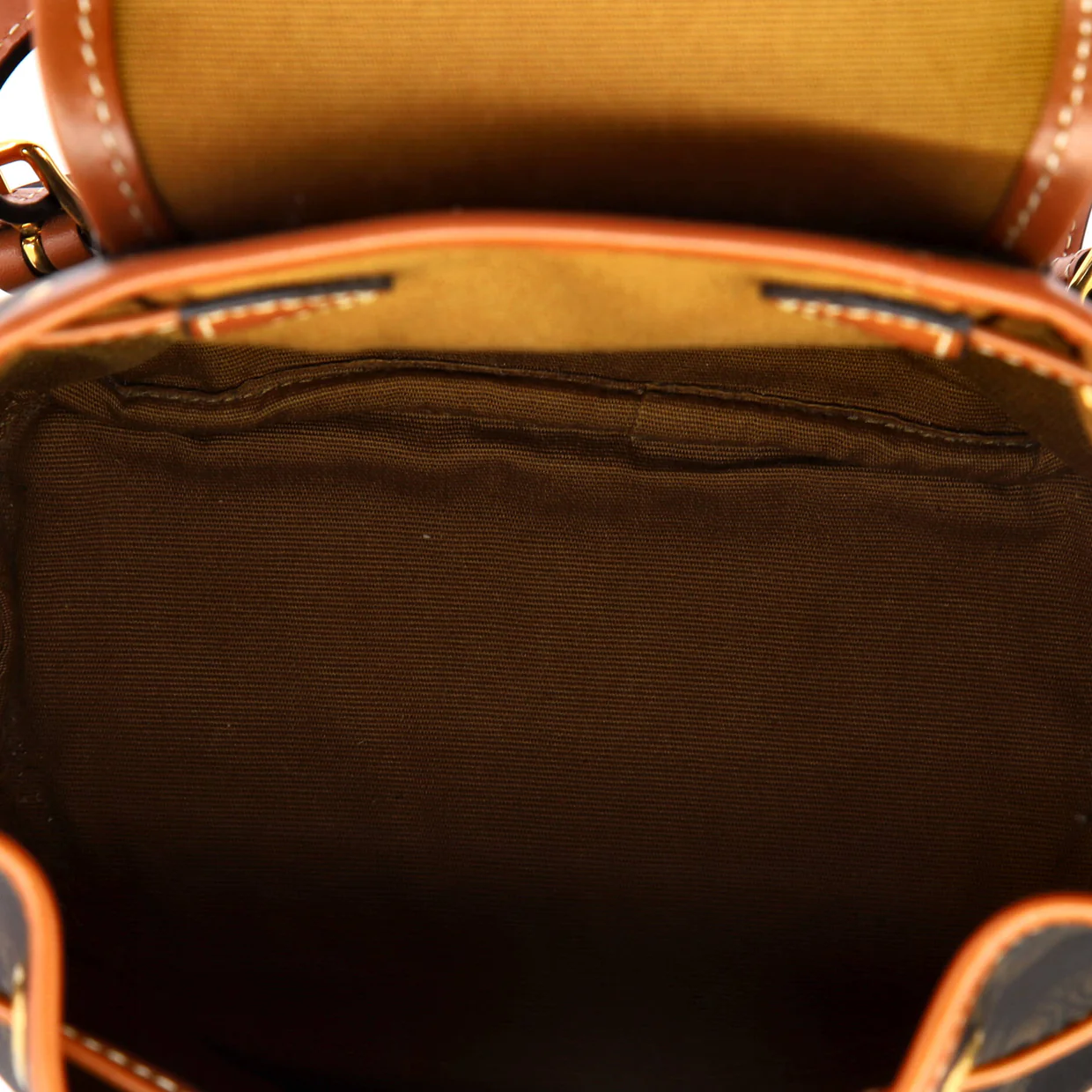 Folco Backpack Triomphe Coated Canvas Mini - Deep Luxury