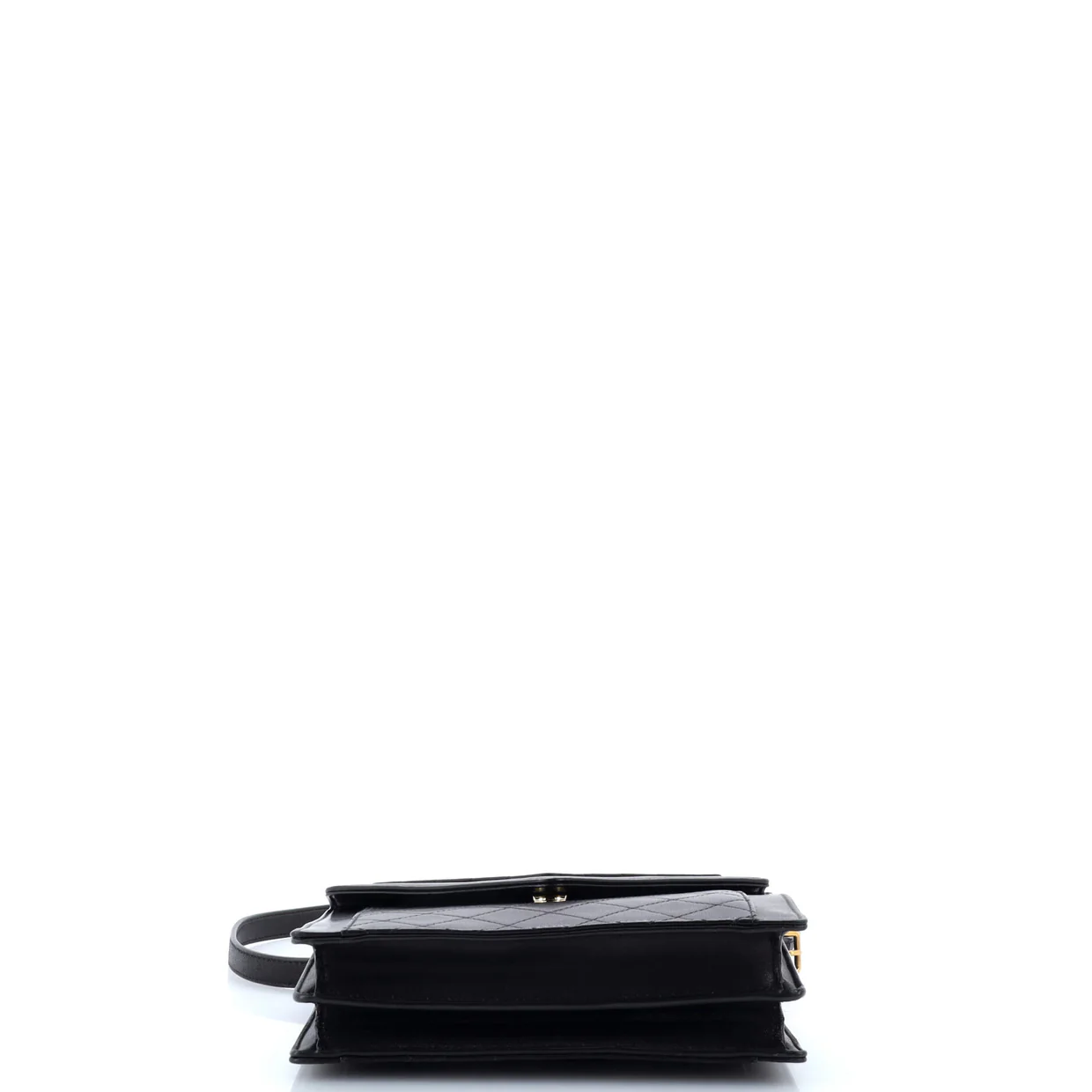 Gaby Envelope Satchel Quilted Leather Mini - Deep Luxury