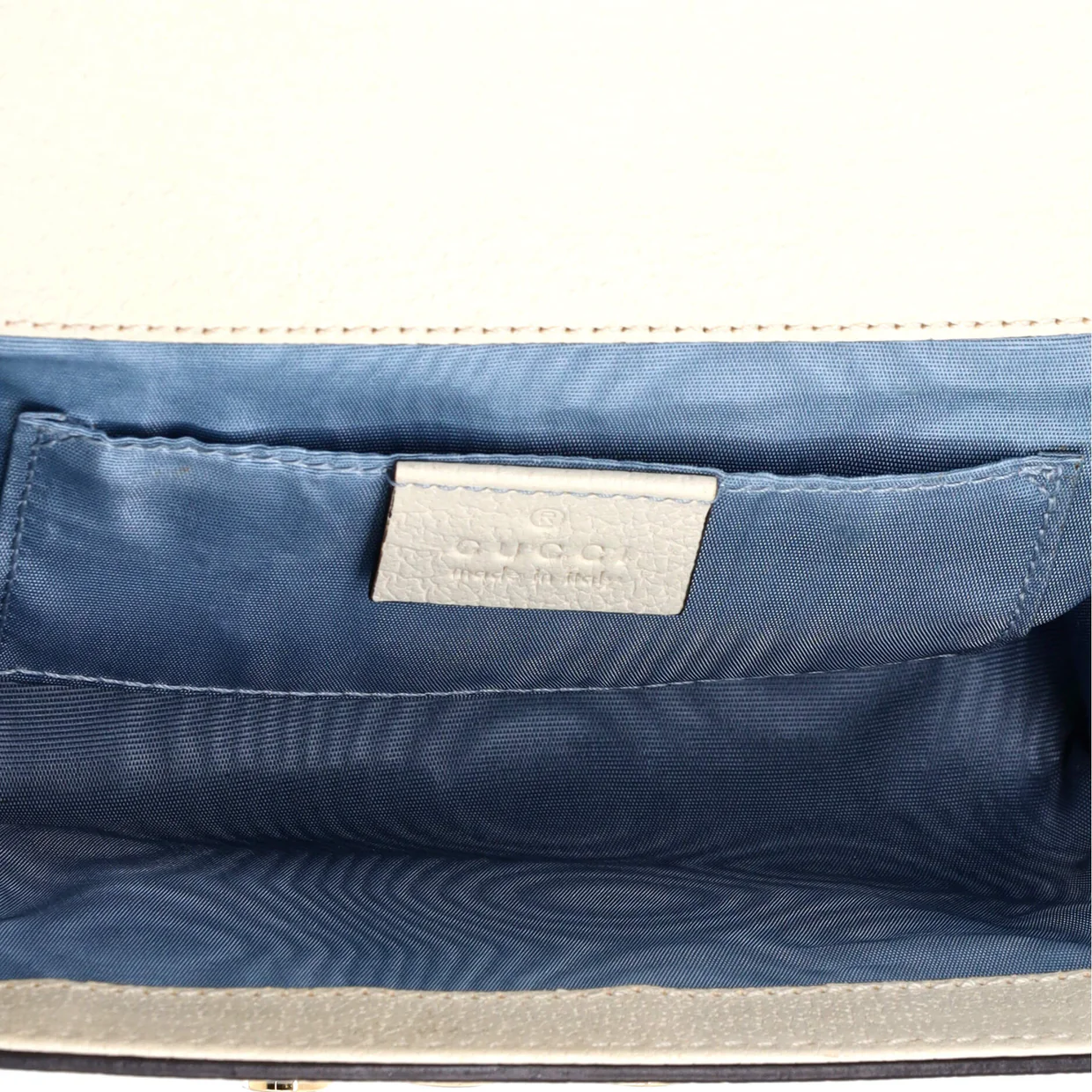 Padlock Shoulder Bag Printed Leather Small - Deep Luxury