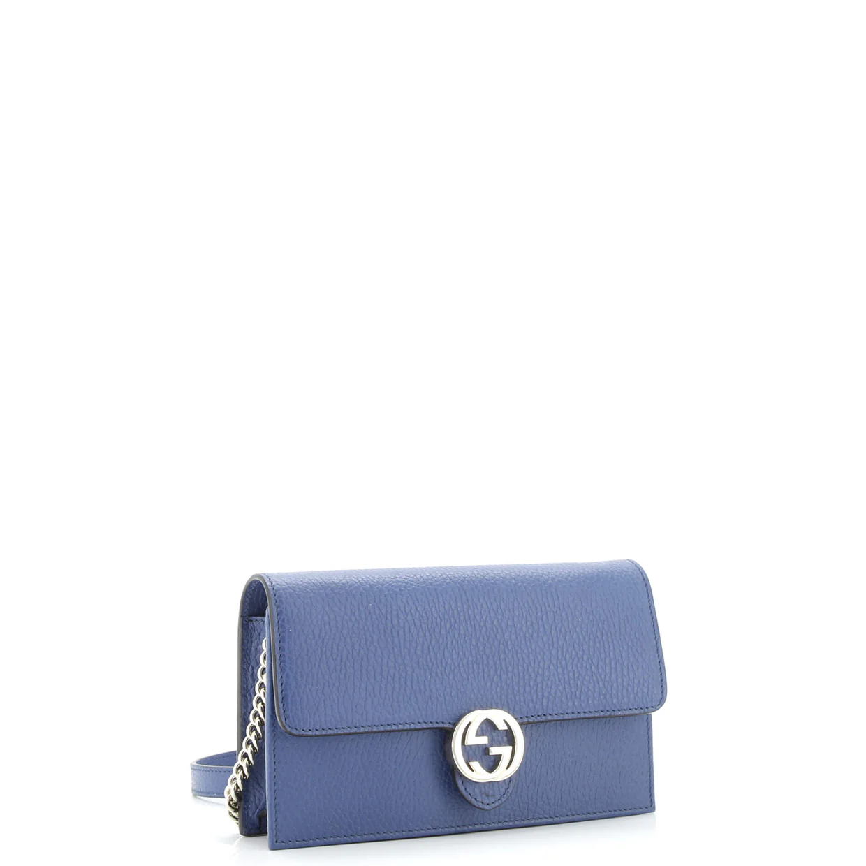 Interlocking Shoulder Bag Leather Small - Deep Luxury