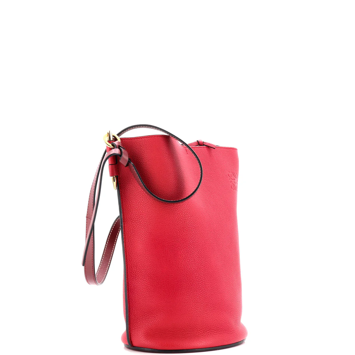 Gate Bucket Bag Leather Medium - Deep Luxury