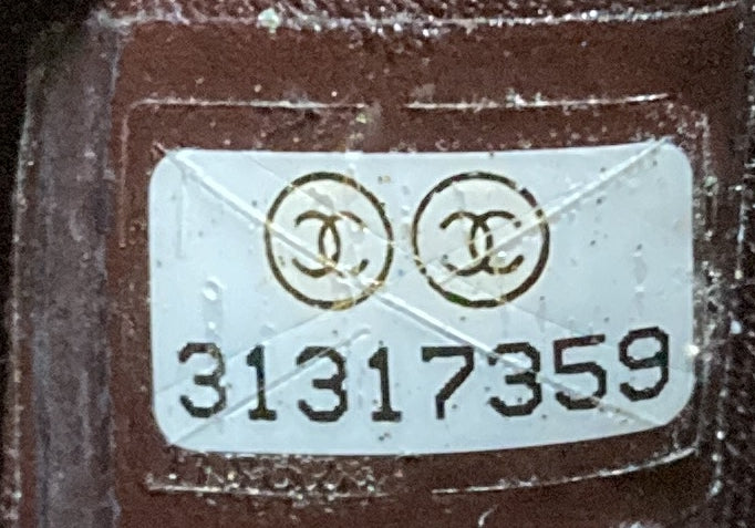 CC Round Vanity Case with Chain Quilted Lambskin Mini - Deep Luxury