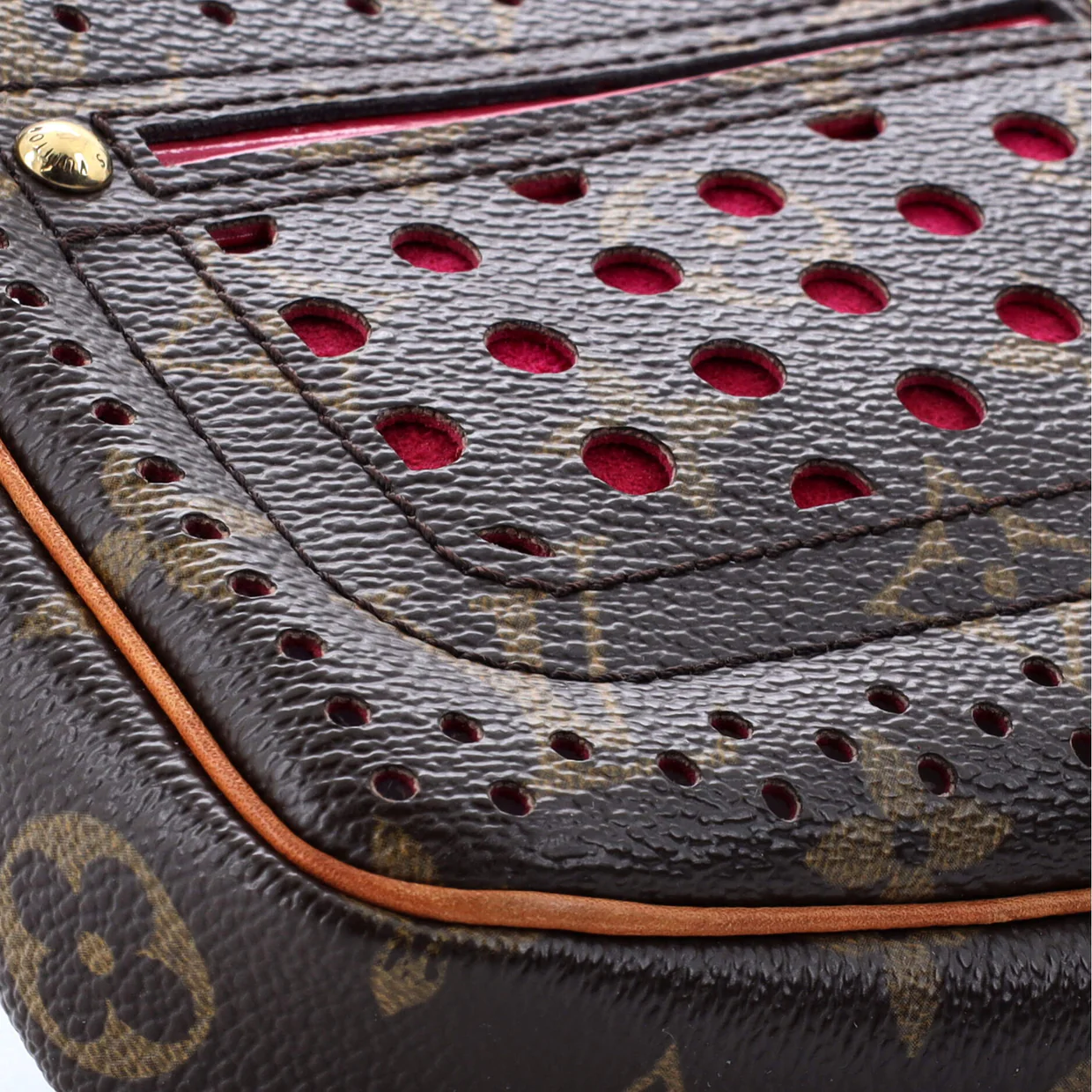 Pochette Accessoires Perforated Monogram Canvas - Deep Luxury