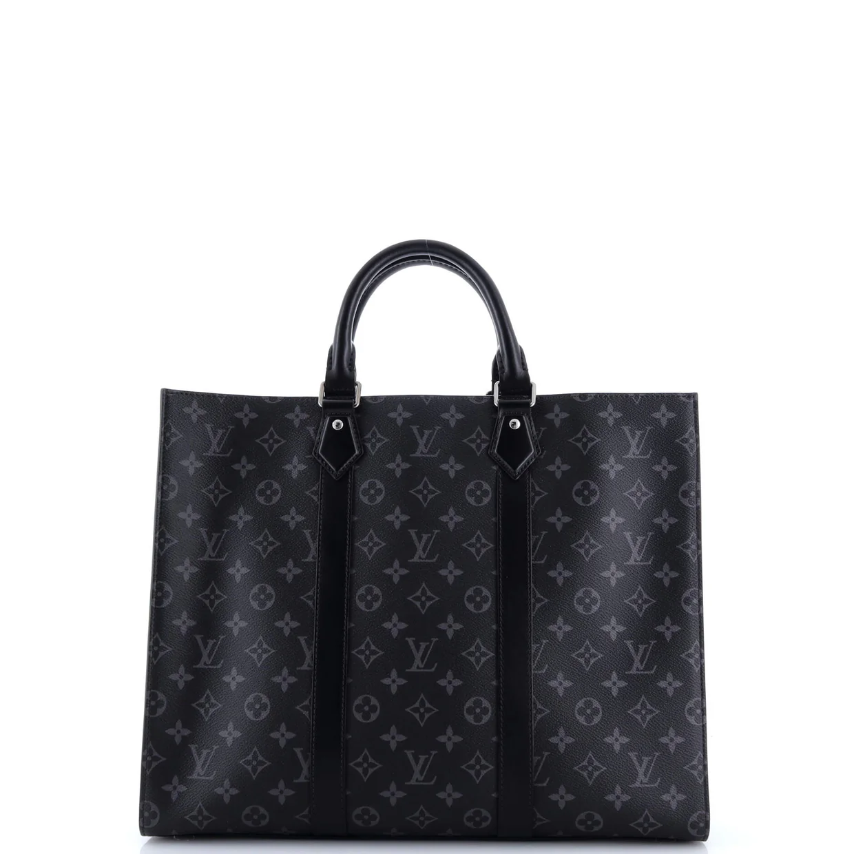 Sac Plat Horizontal Bag Monogram Eclipse Canvas - Deep Luxury