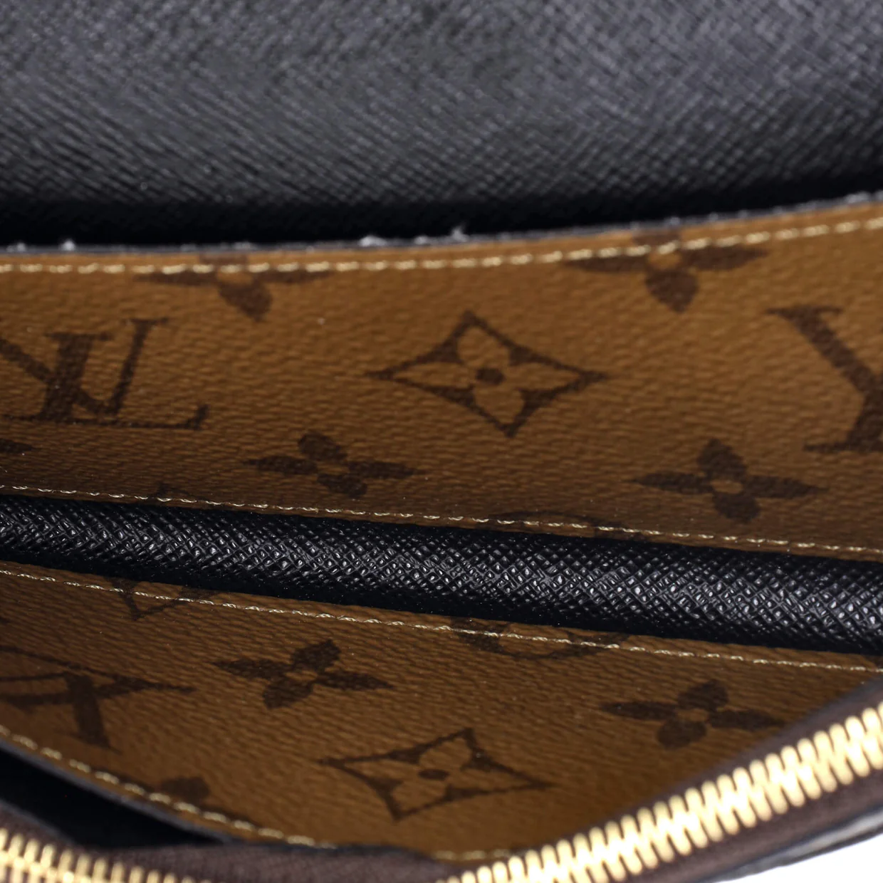 Emilie Wallet Reverse Monogram Canvas - Deep Luxury