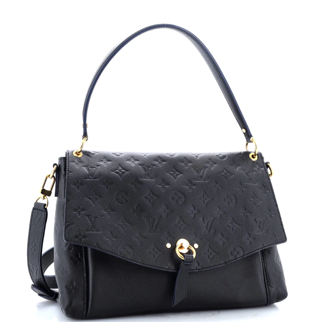 Blanche Handbag Monogram Empreinte Leather MM - Deep Luxury