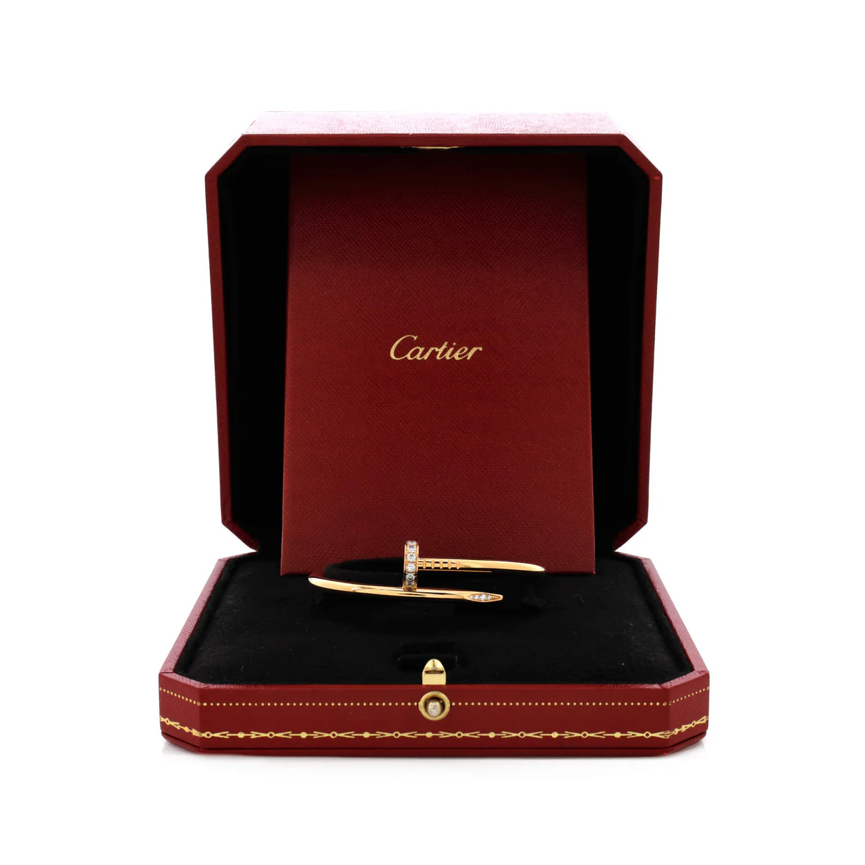 Juste un Clou Bracelet 18K Rose Gold with Diamonds Classic - Deep Luxury