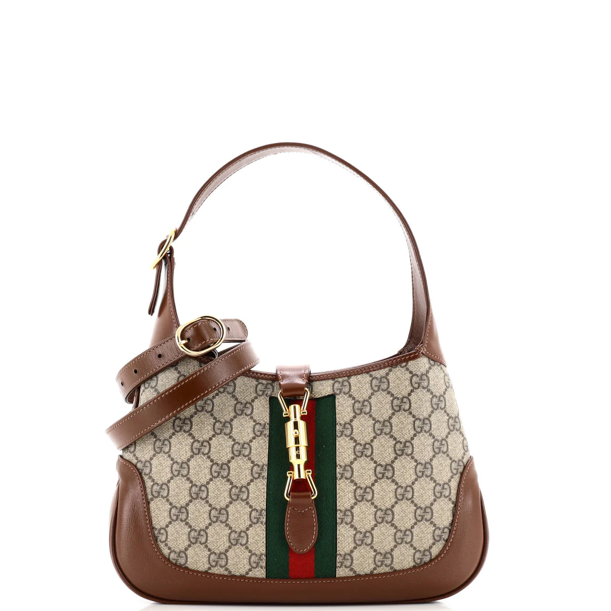 Jackie 1961 Hobo GG Coated Canvas Small - Deep Luxury