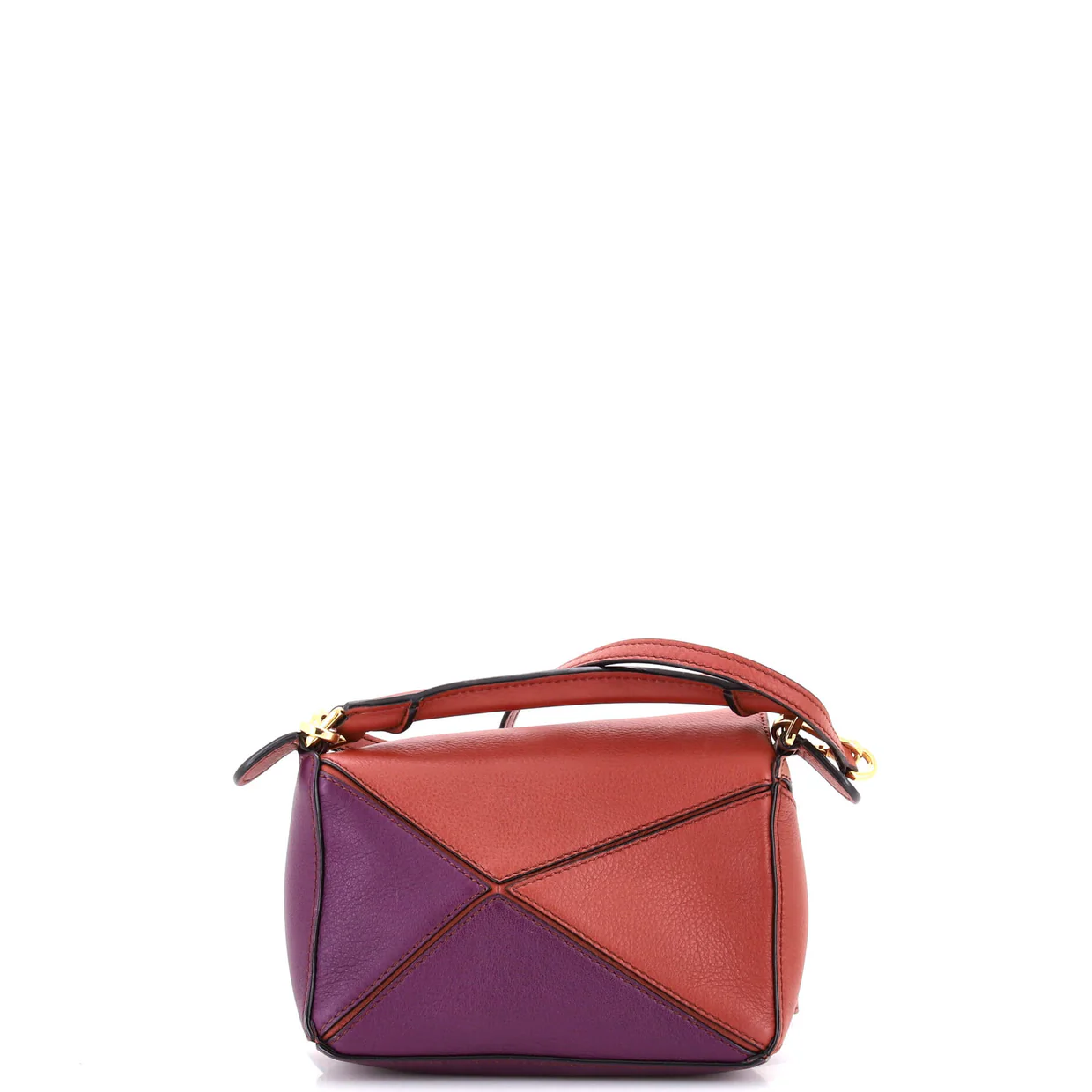 Puzzle Bag Leather Mini - Deep Luxury