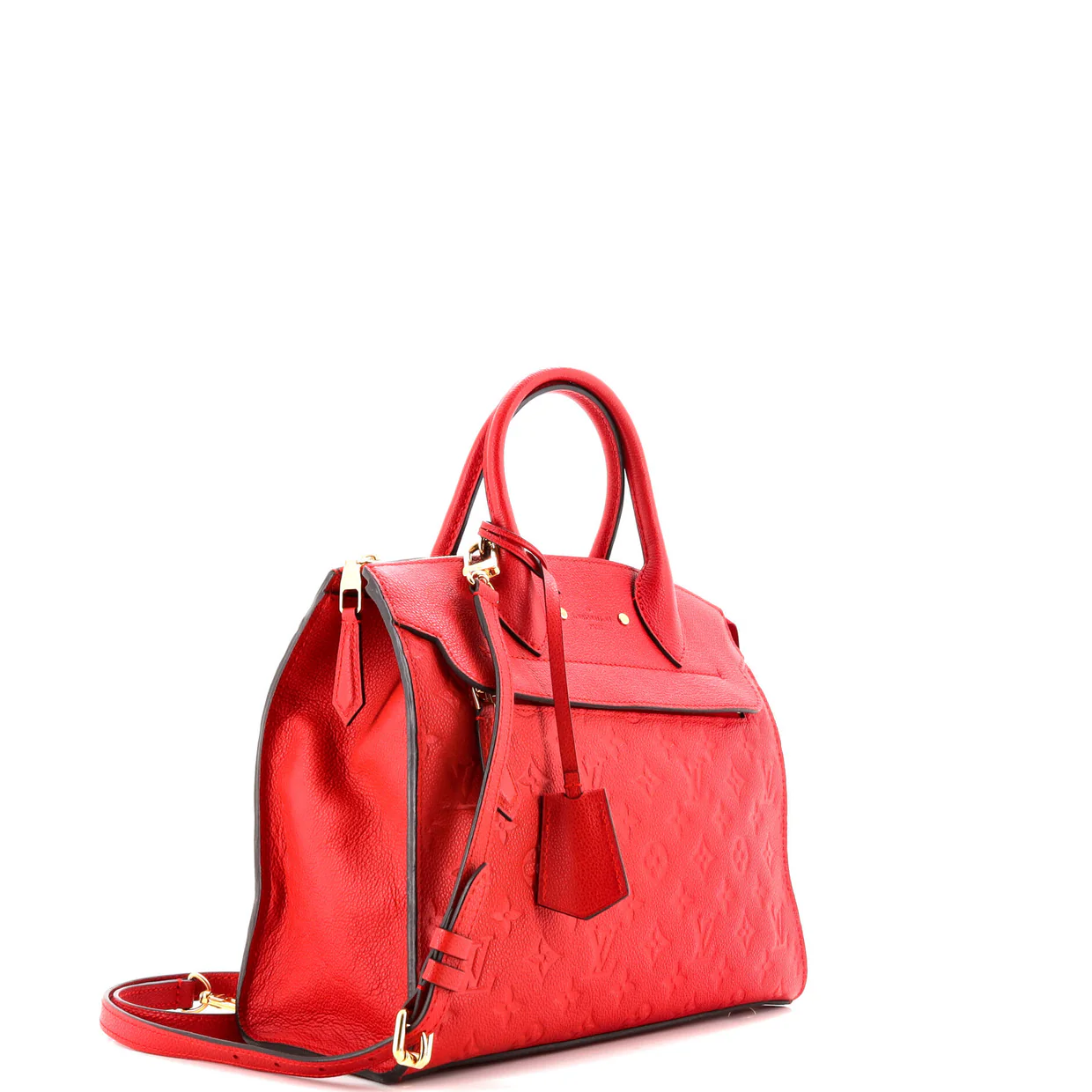 Pont Neuf Handbag Monogram Empreinte Leather MM - Deep Luxury