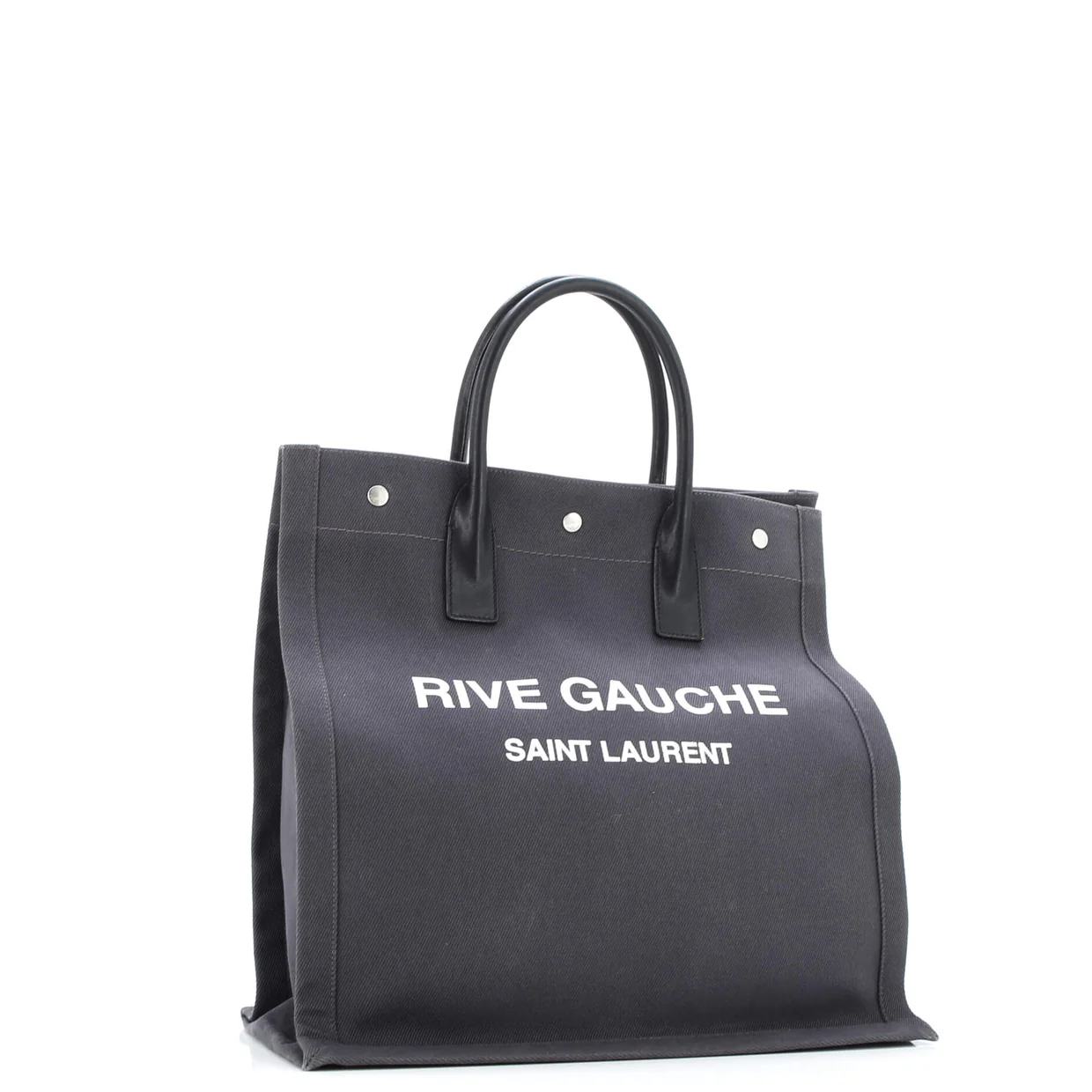 Rive Gauche Shopper Tote Canvas Tall - Deep Luxury
