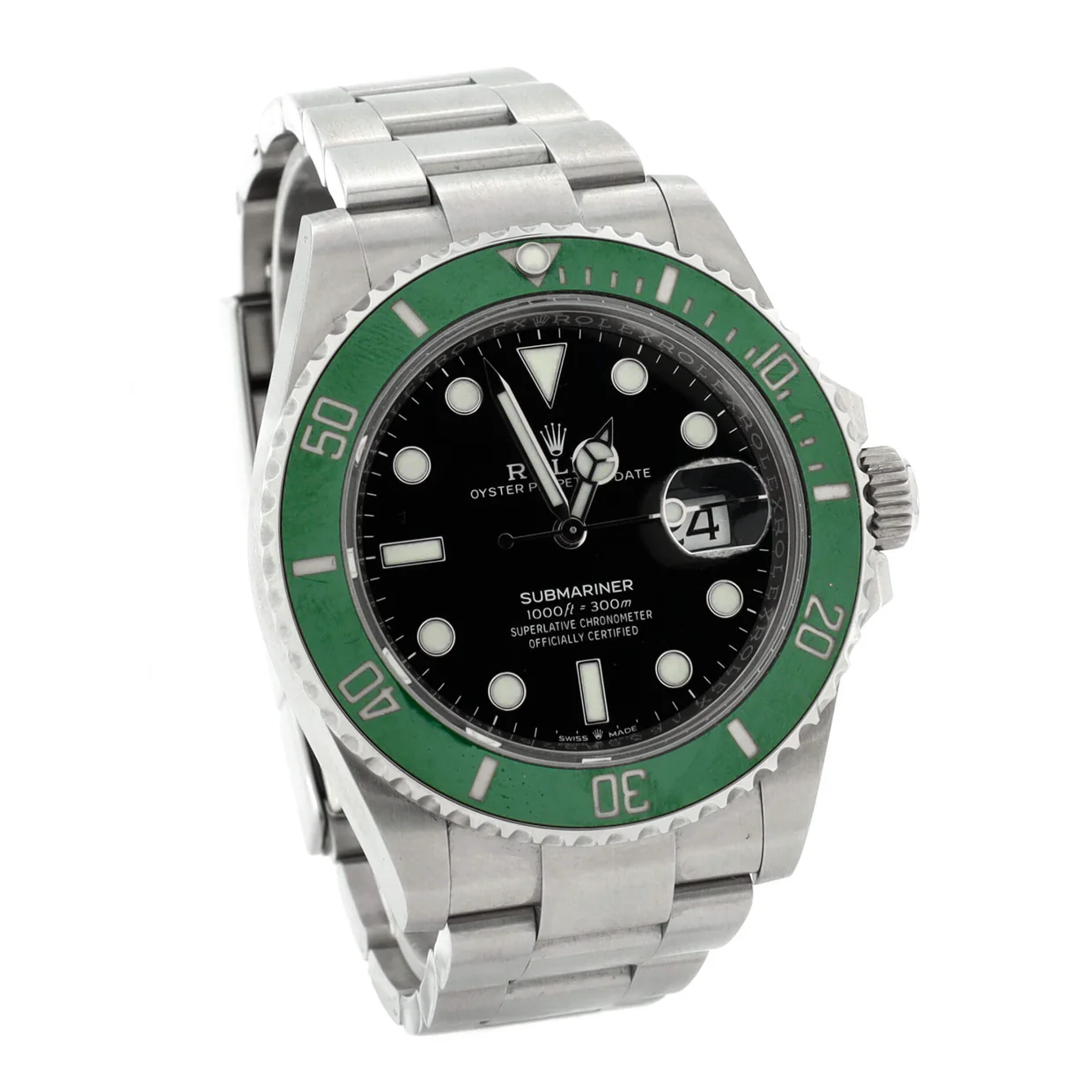 Oyster Perpetual Submariner Starbucks Date Automatic Watch Stainless Steel and Cerachrom 41 - Deep Luxury