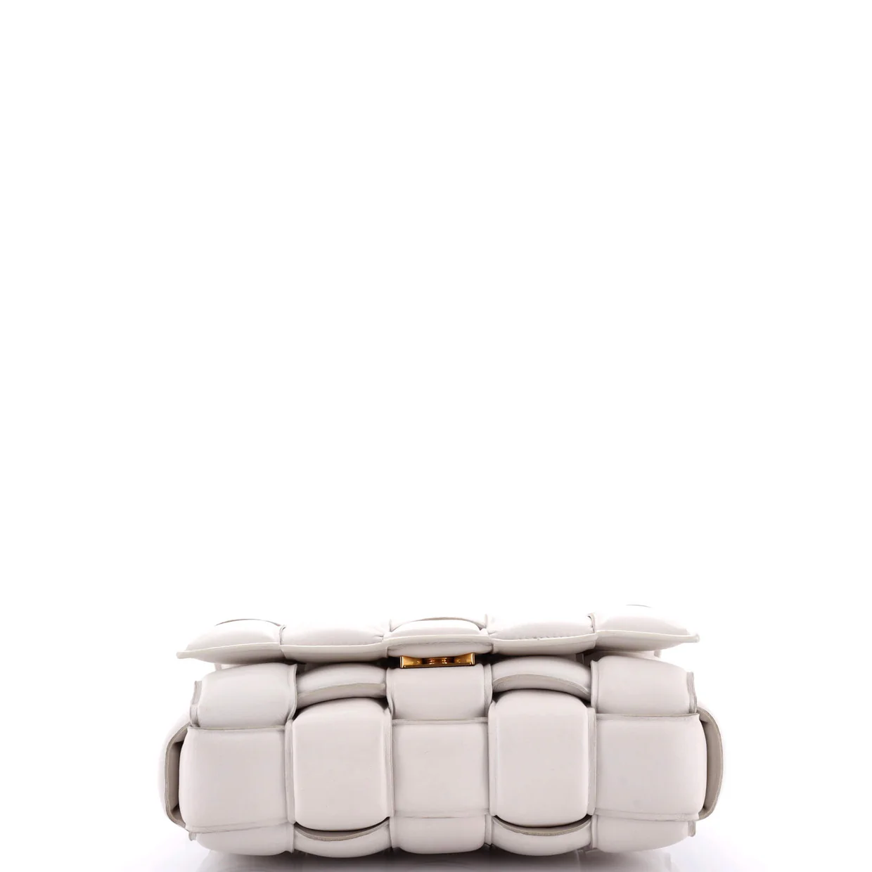Cassette Crossbody Bag Padded Maxi Intrecciato Leather - Deep Luxury