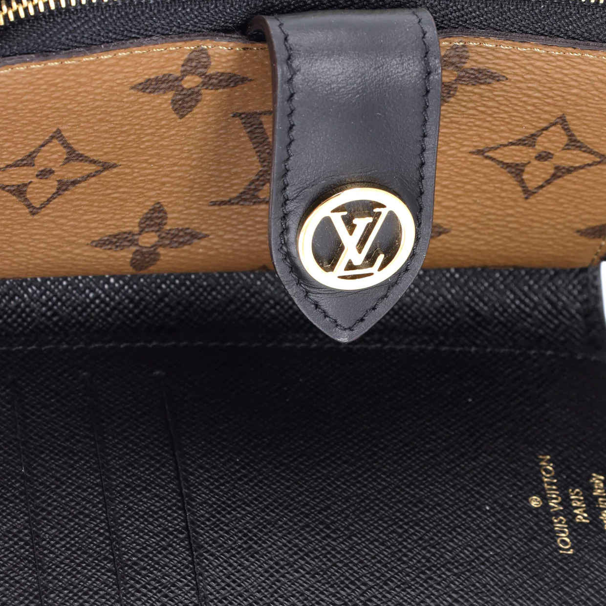 Juliette Wallet Reverse Monogram Canvas - Deep Luxury
