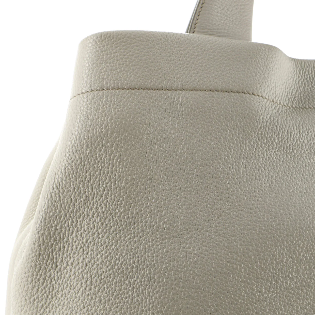 Logo Tote Perforated Leather Medium - Deep Luxury