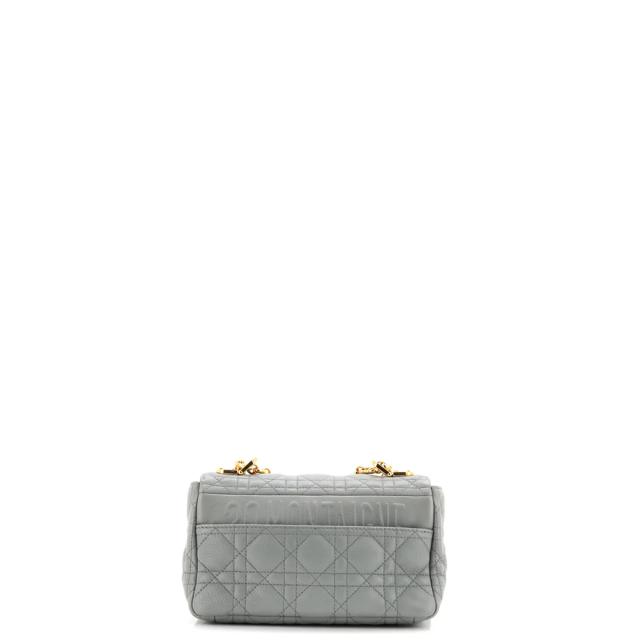 Caro Bag Cannage Quilt Calfskin Small - Deep Luxury