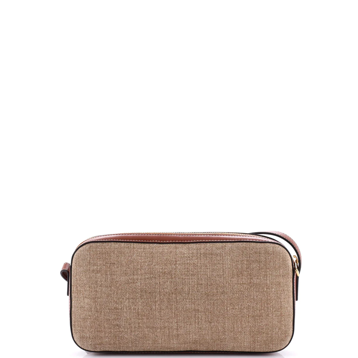 Cuir Triomphe Camera Shoulder Bag Canvas and Leather Small - Deep Luxury