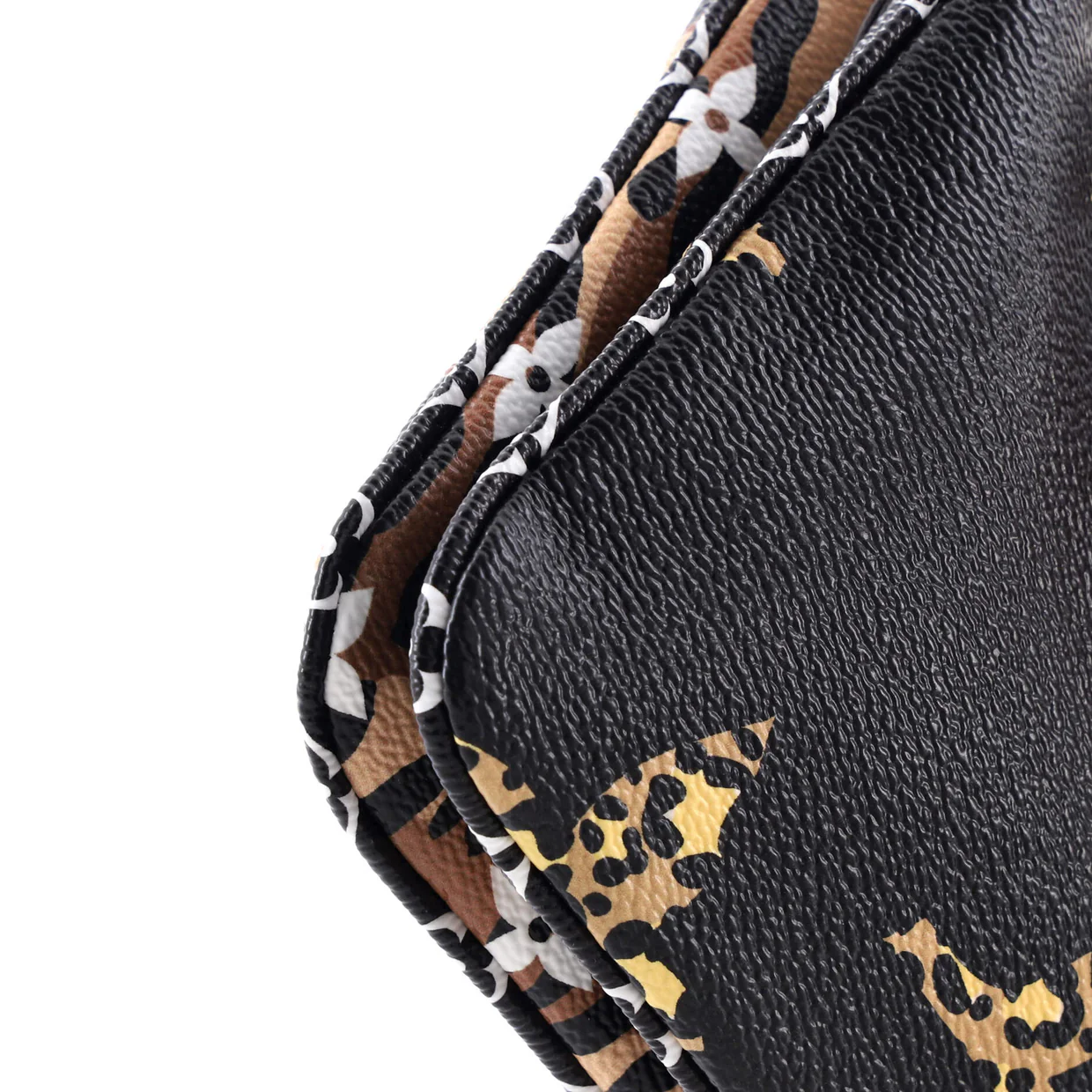 Double Zip Pochette Limited Edition Jungle Monogram Giant - Deep Luxury