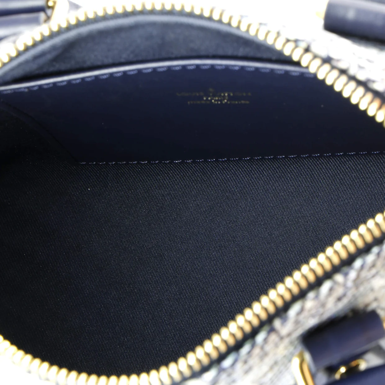 Speedy Bandouliere Bag Monoglam Jacquard Canvas 20 - Deep Luxury