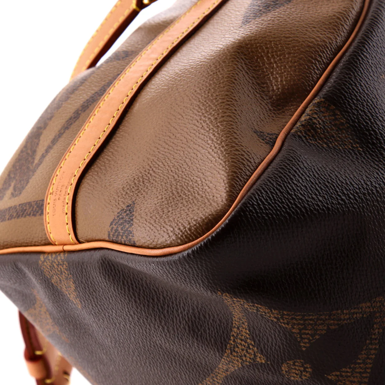 Speedy Bandouliere Bag Reverse Monogram Giant 30 - Deep Luxury